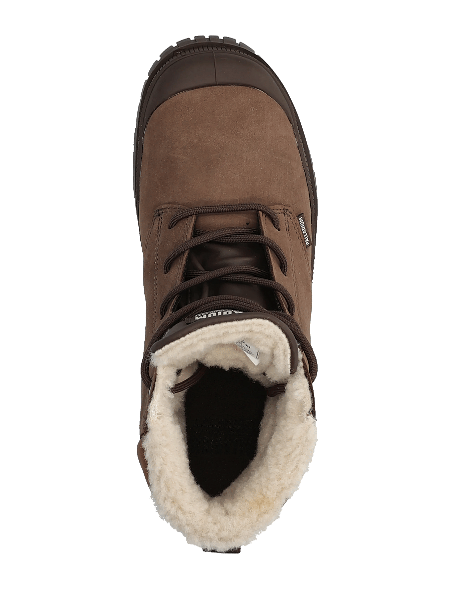 Palladium - SP20 CUFF LTH WP WL - snørestøvler - dark cocoa - 3