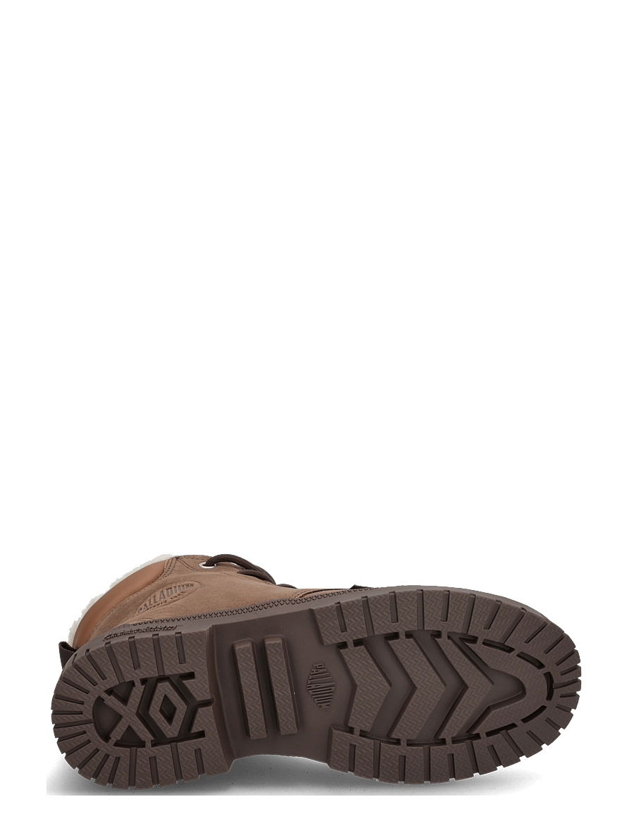 Palladium - SP20 CUFF LTH WP WL - kängor med snörning - dark cocoa - 4