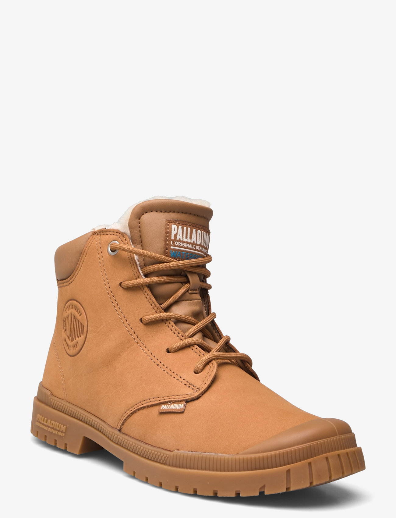 Palladium - SP20 CUFF LTH WP WL - geschnürte stiefel - mahogany - 0