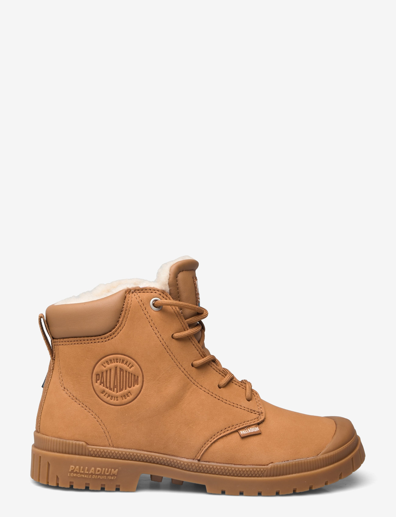 Palladium - SP20 CUFF LTH WP WL - geschnürte stiefel - mahogany - 1