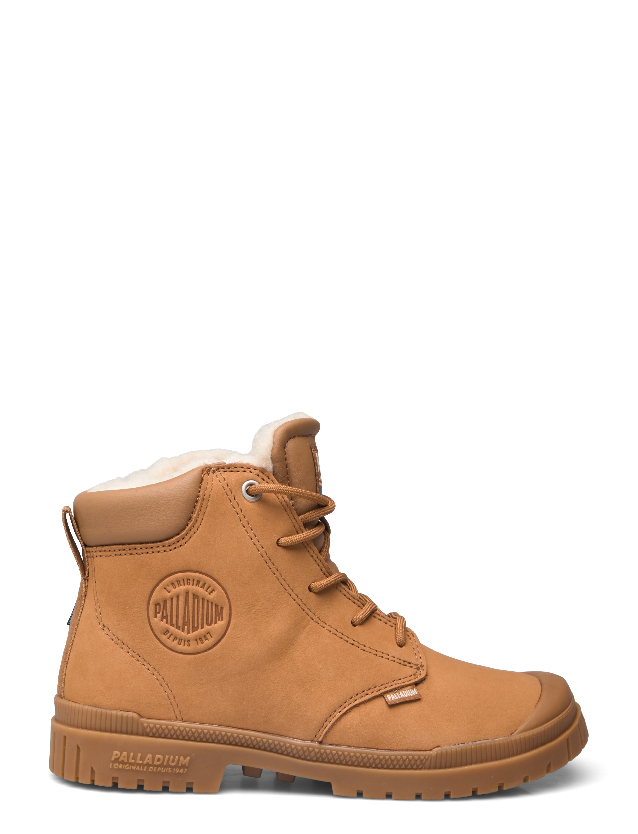 Palladium - SP20 CUFF LTH WP WL - geschnürte stiefel - mahogany - 1