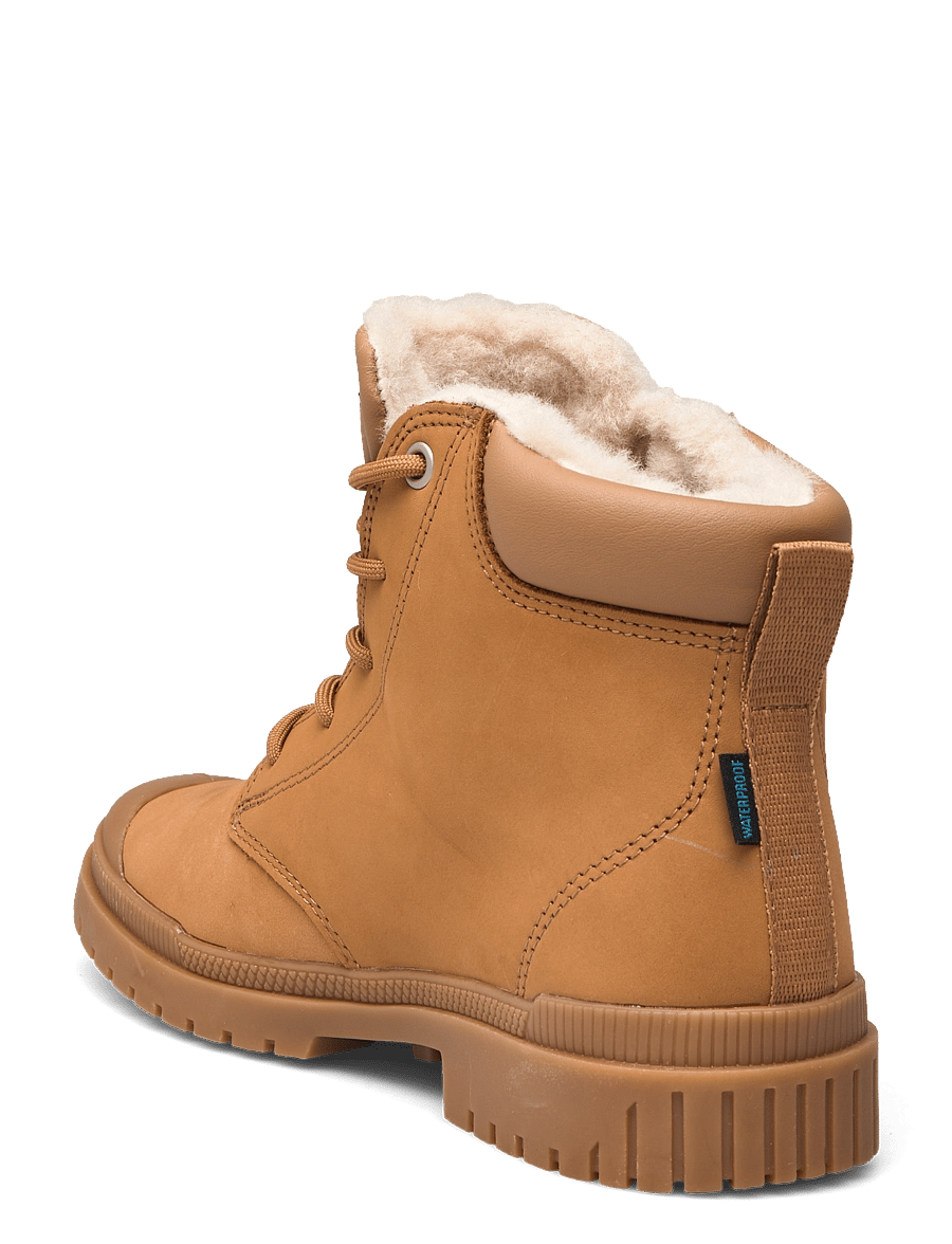 Palladium - SP20 CUFF LTH WP WL - geschnürte stiefel - mahogany - 2