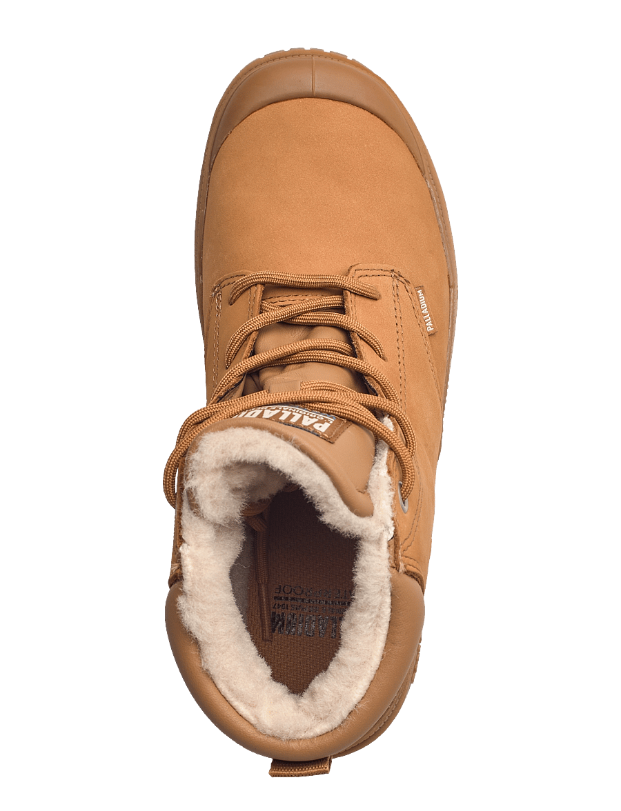 Palladium - SP20 CUFF LTH WP WL - geschnürte stiefel - mahogany - 3