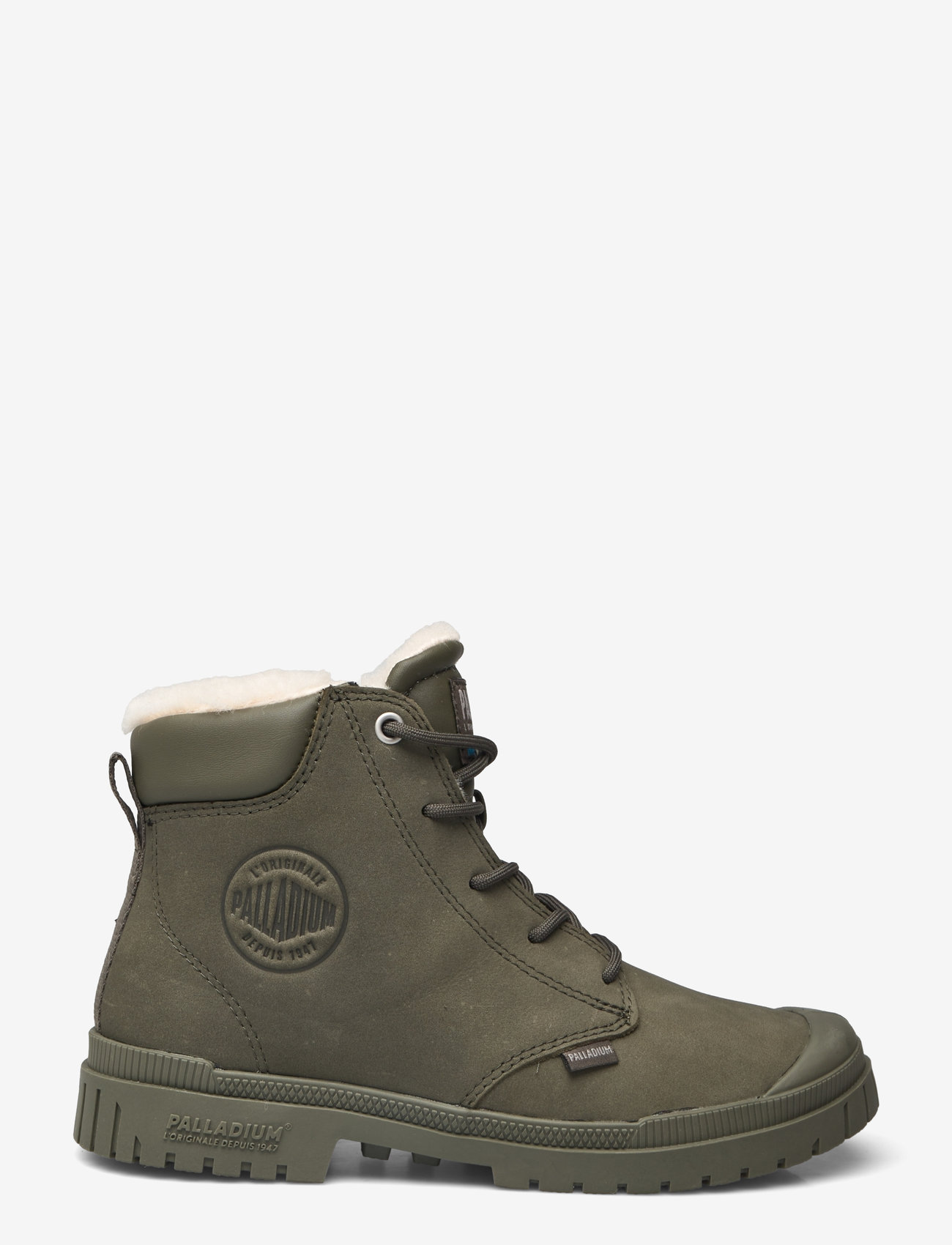 Palladium - SP20 CUFF LTH WP WL - snørestøvler - olive night - 1