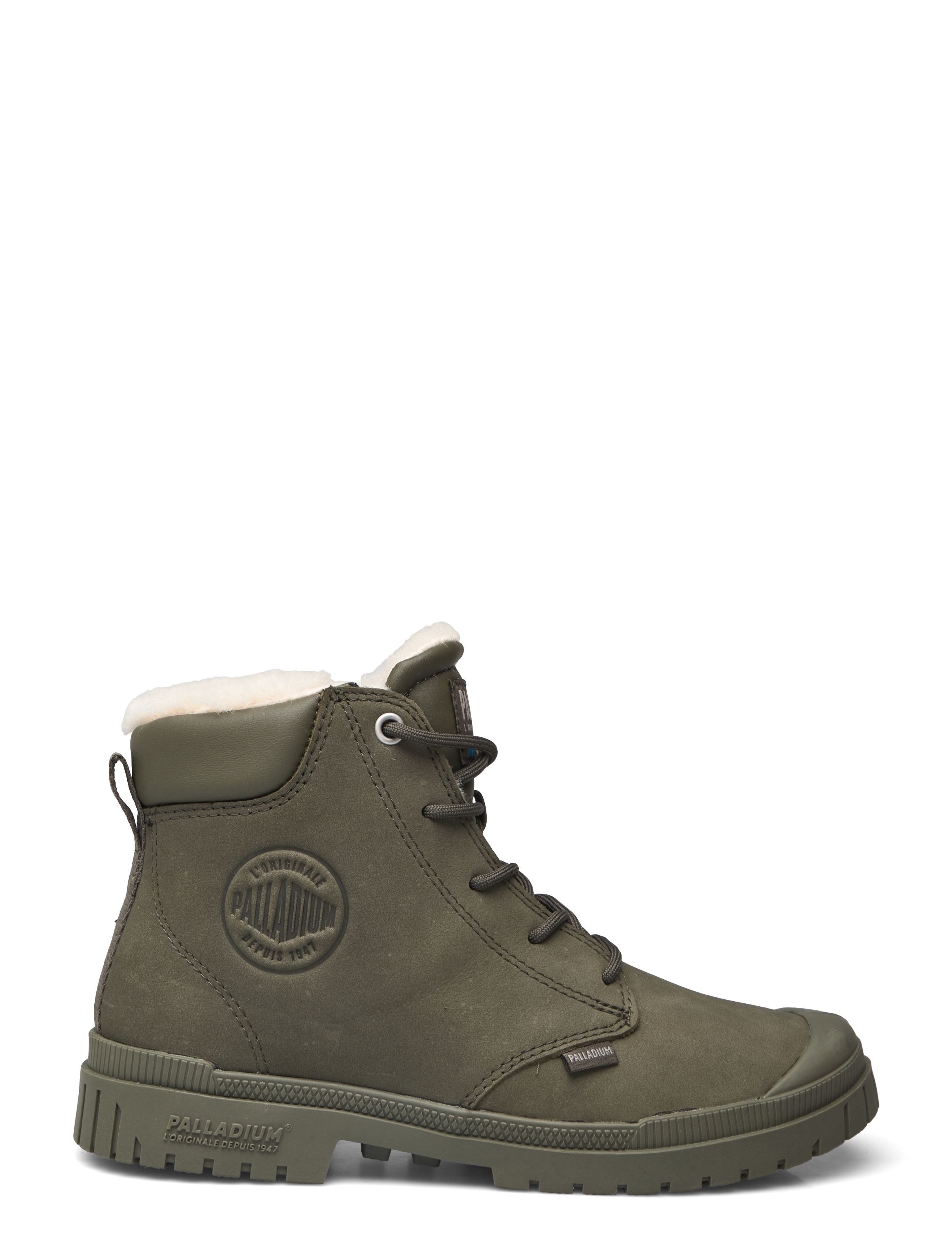 Palladium - SP20 CUFF LTH WP WL - snørestøvler - olive night - 1