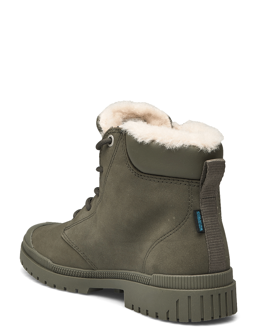 Palladium - SP20 CUFF LTH WP WL - laced boots - olive night - 2