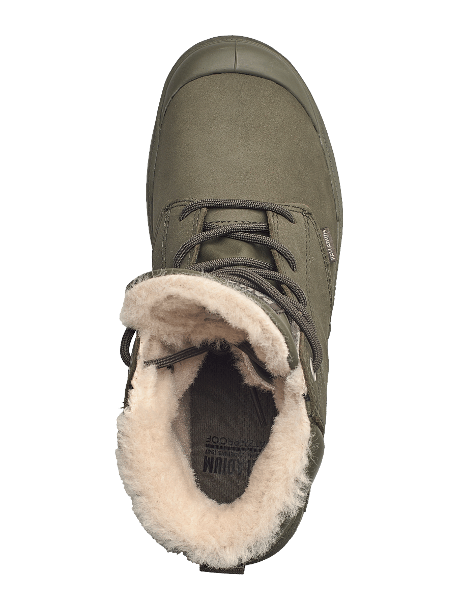 Palladium - SP20 CUFF LTH WP WL - laced boots - olive night - 3