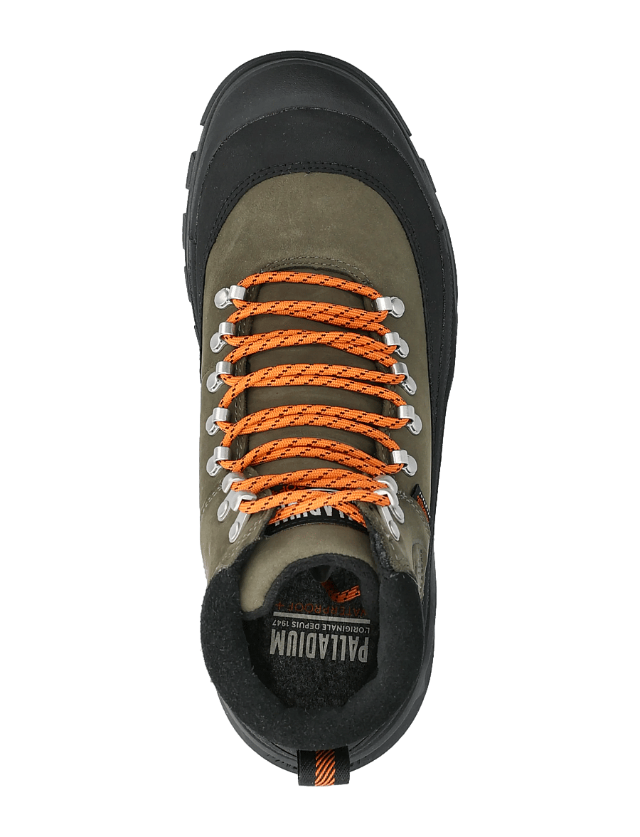 Palladium - PALLARIDER THINS WP+ - vetrarstígvél - olive night/black - 3