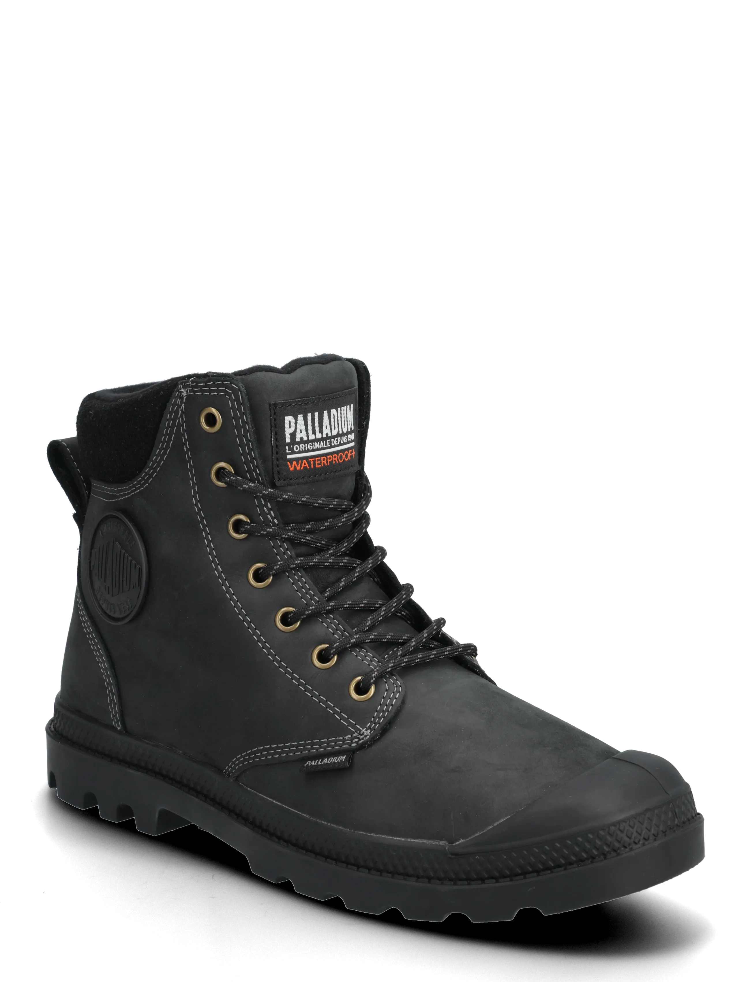 Palladium Pampa Sc Thins Wp+, 42, Black, Støvler > Vinterstøvler, Herre