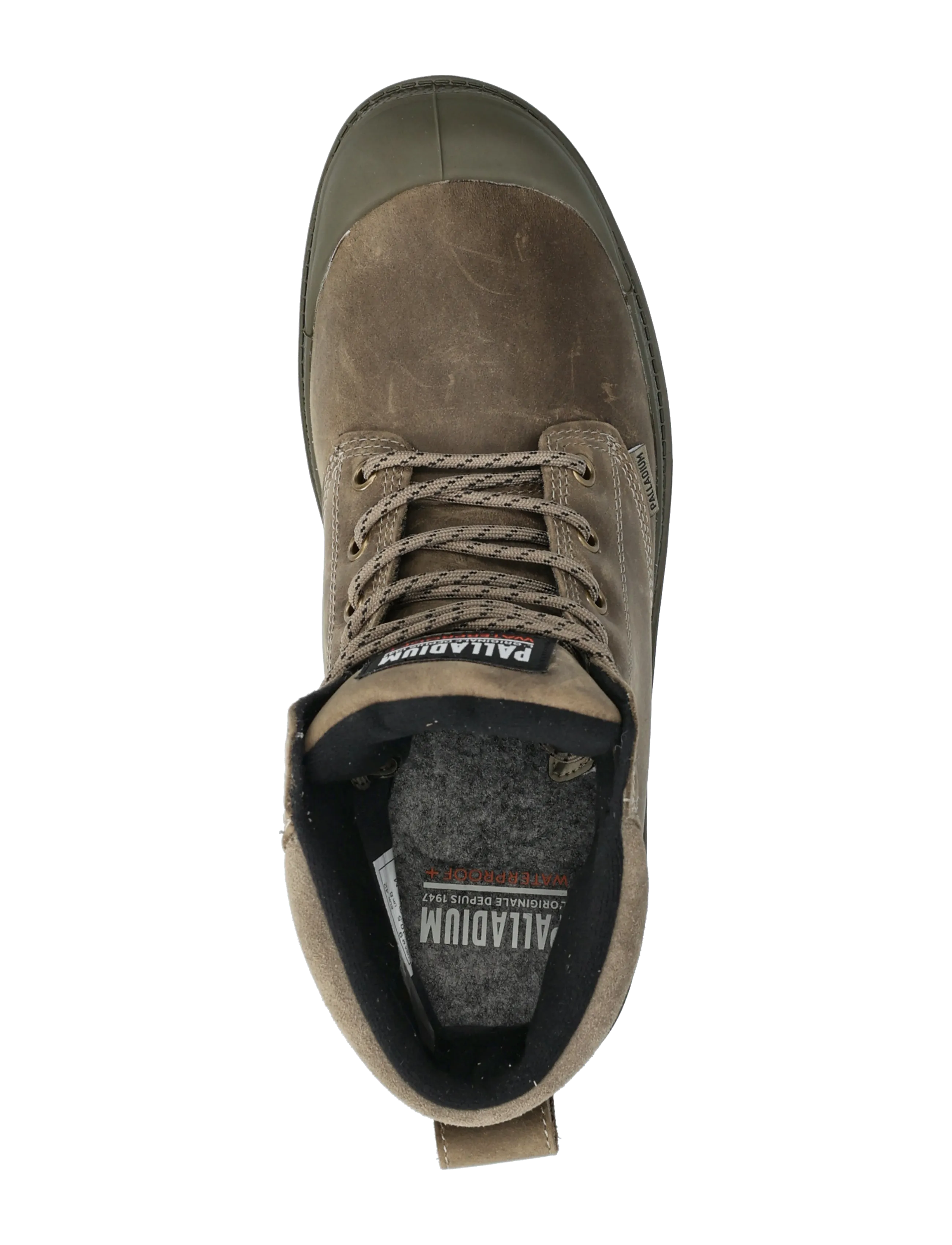 Palladium - PAMPA SC THINS WP+ - talvesaapad - dusky green - 3