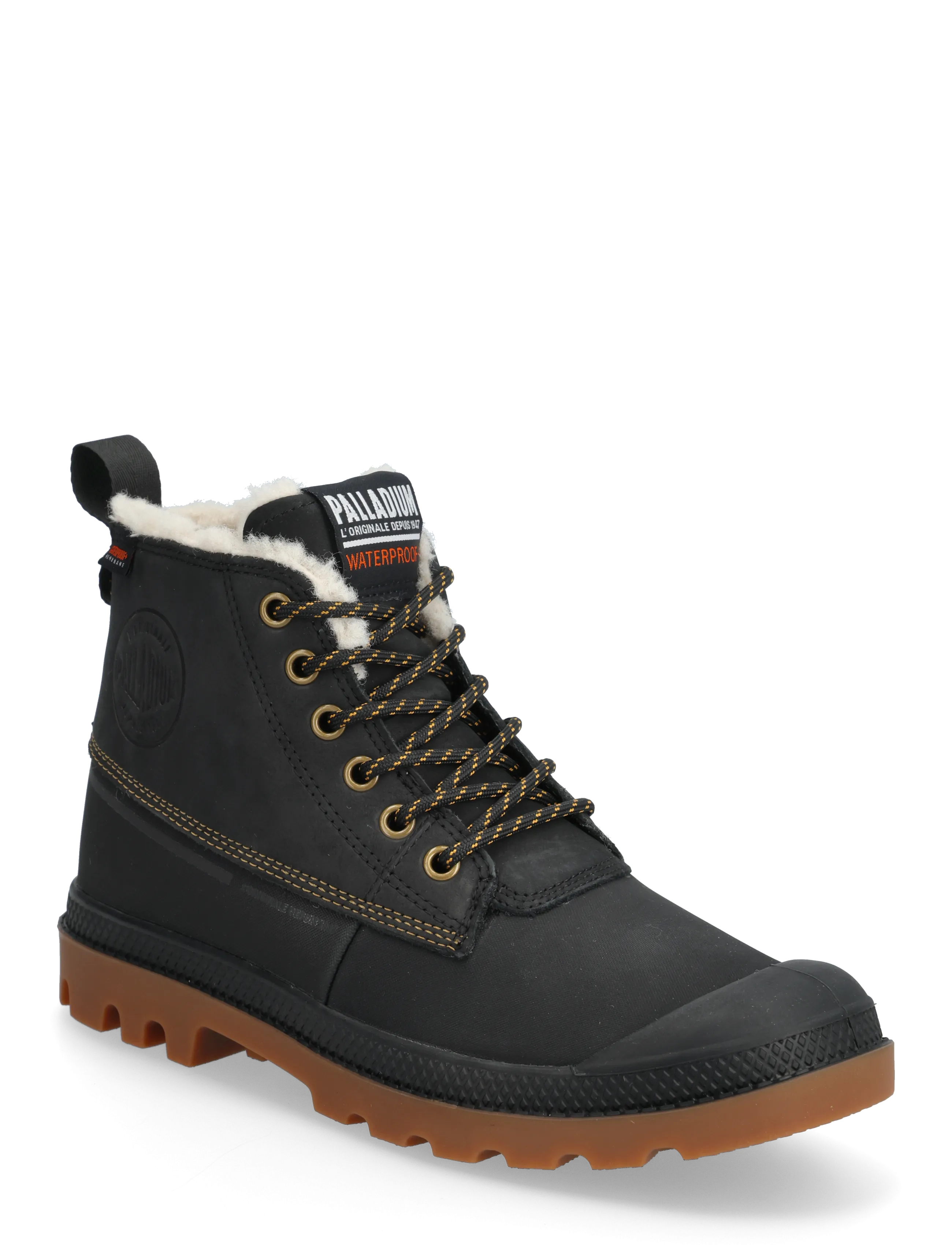Palladium PAMPA DUCK WL WP+ - Vinterstøvler - BLACK / black