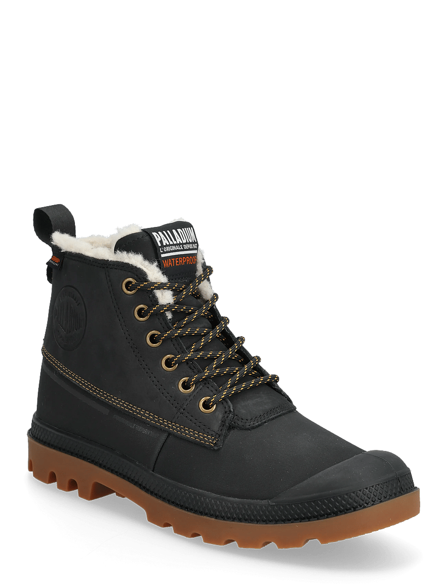 Palladium - PAMPA DUCK WL WP+ - snørestøvler - black - 0