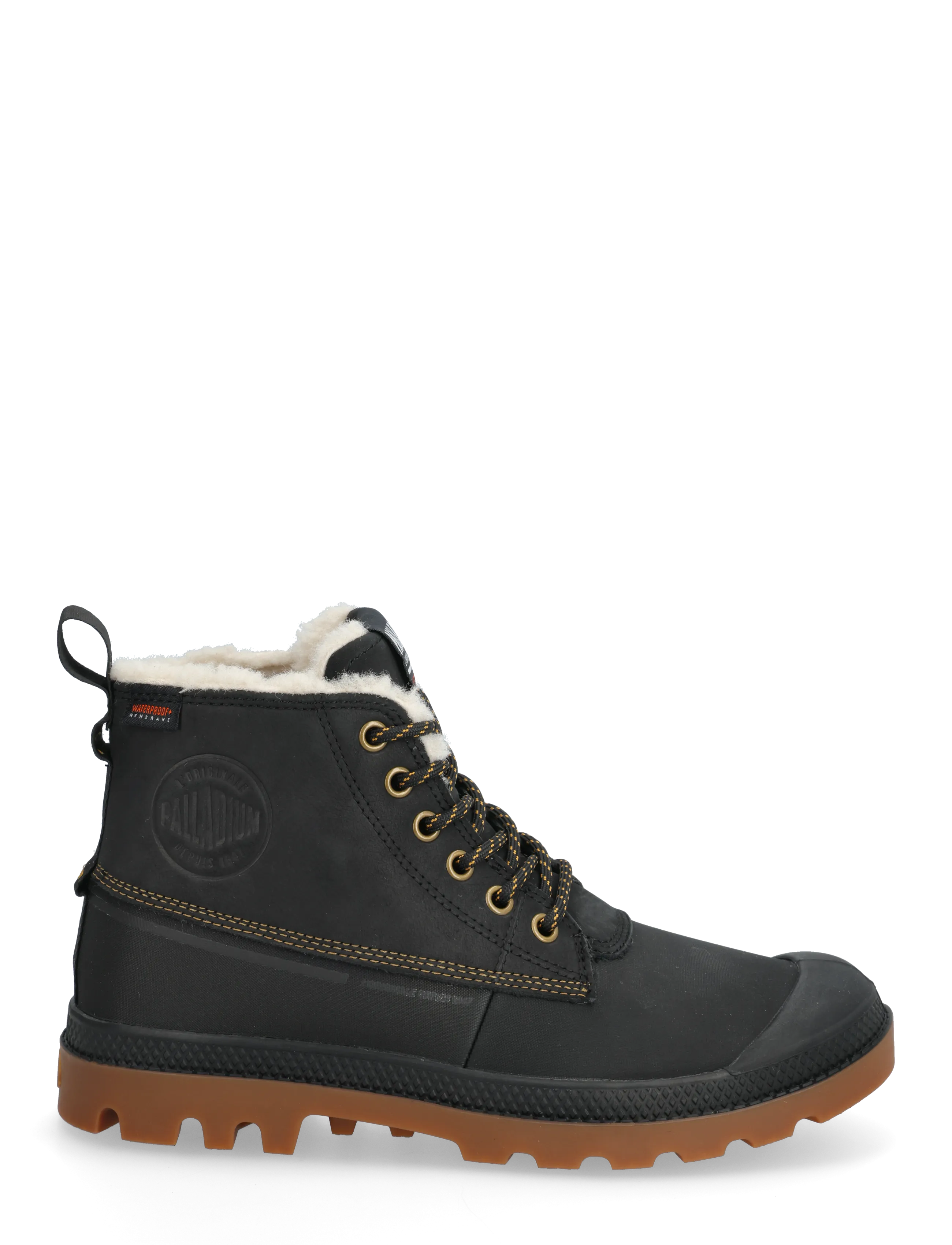 Palladium - PAMPA DUCK WL WP+ - snørestøvler - black - 1