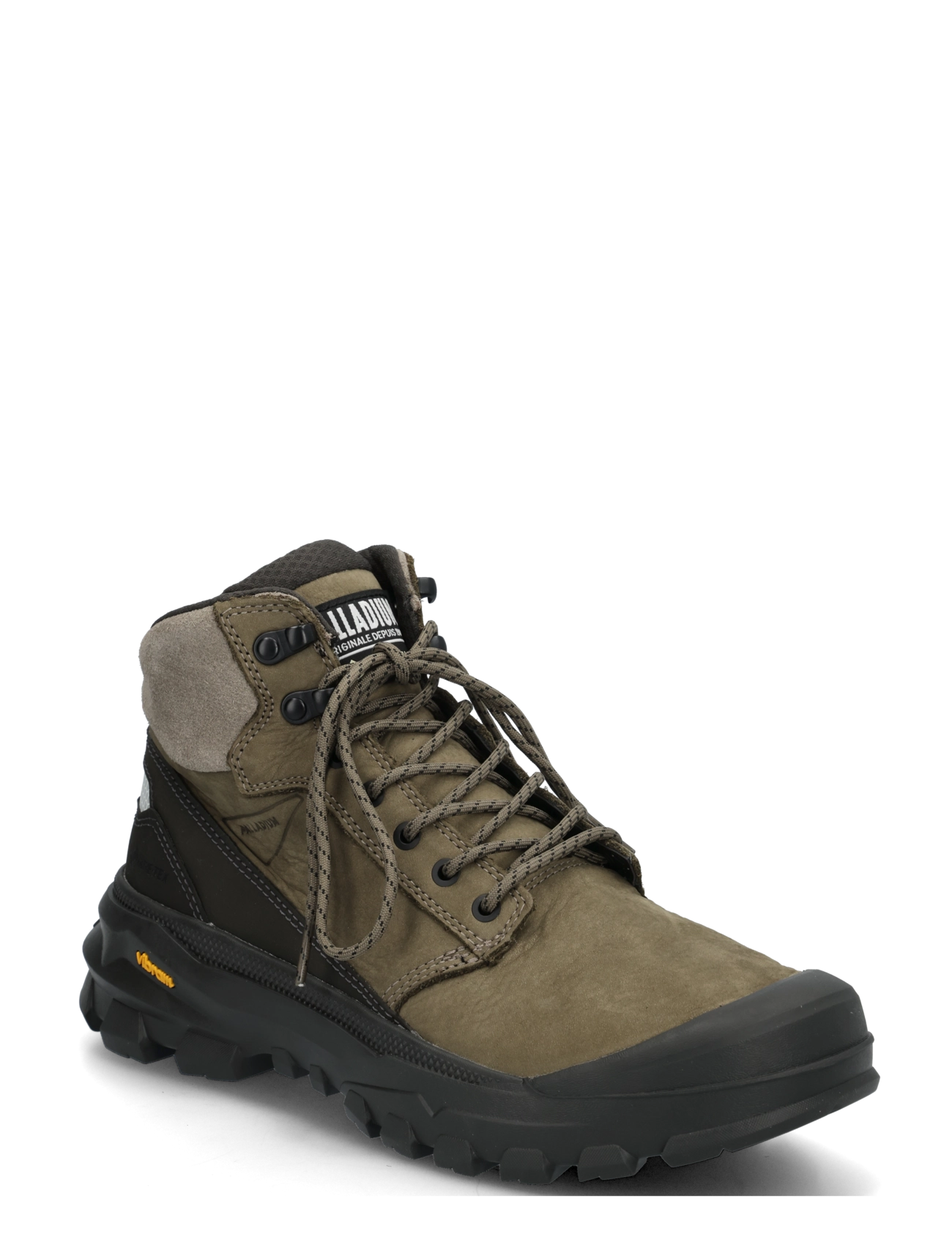Palladium PALLARIDER MID GTX - Støvler med snøre - DUSKY GREEN / khaki/green