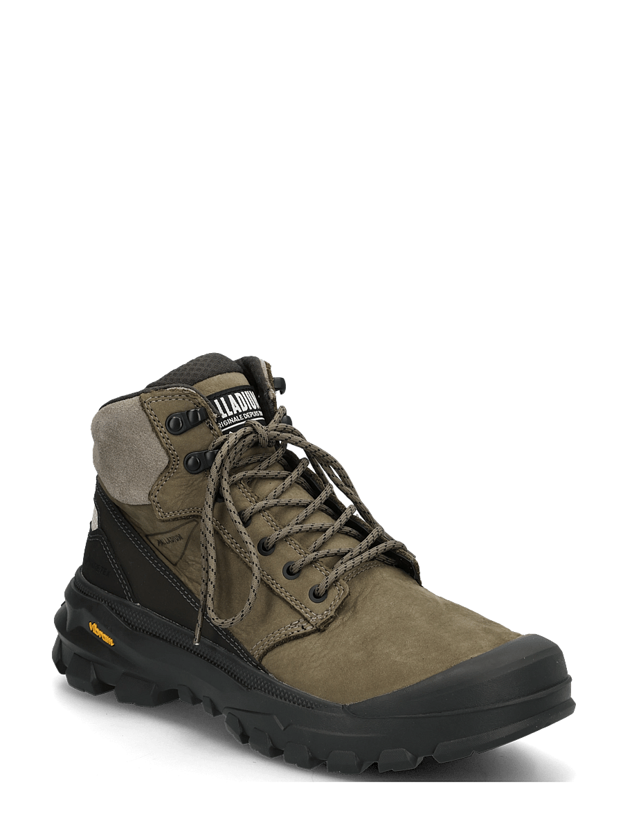 Palladium - PALLARIDER MID GTX - flade ankelstøvler - dusky green - 0