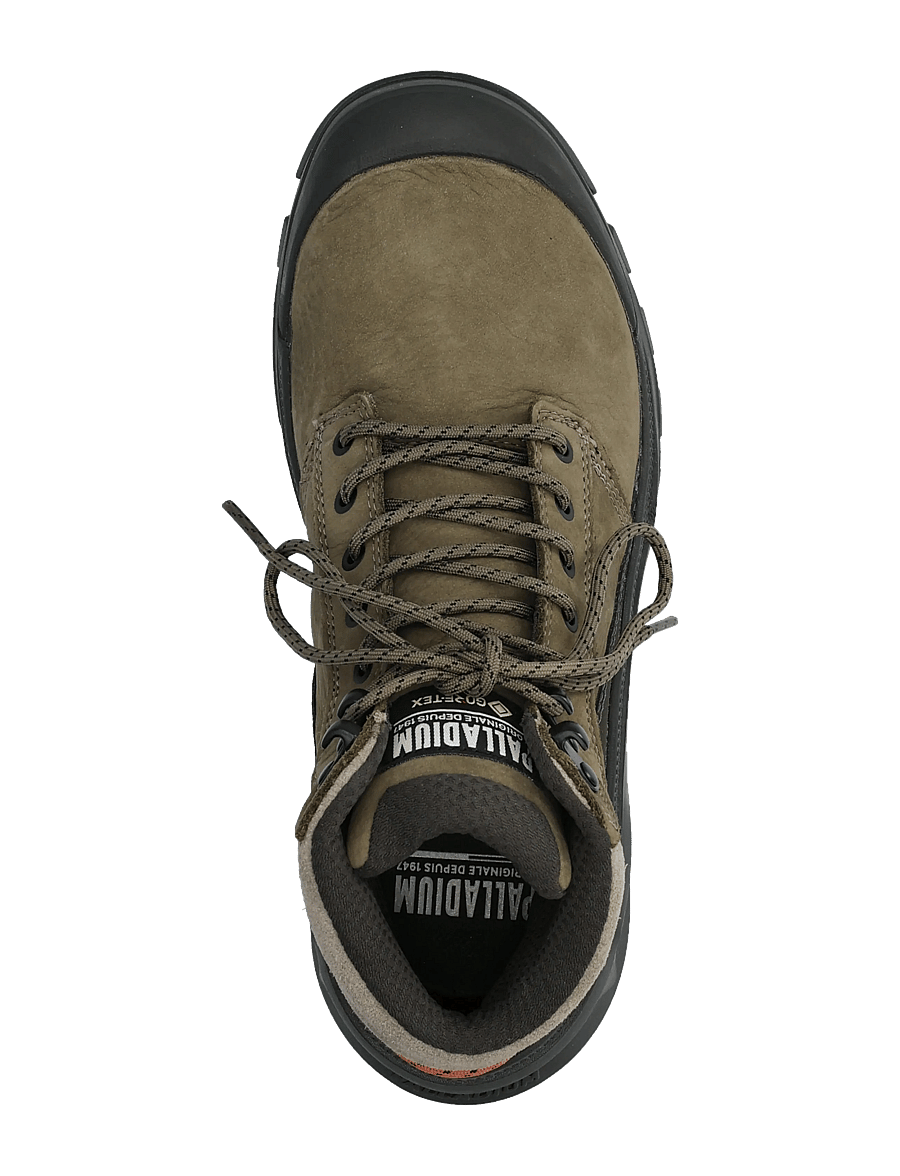 Palladium - PALLARIDER MID GTX - platta ankelboots - dusky green - 3