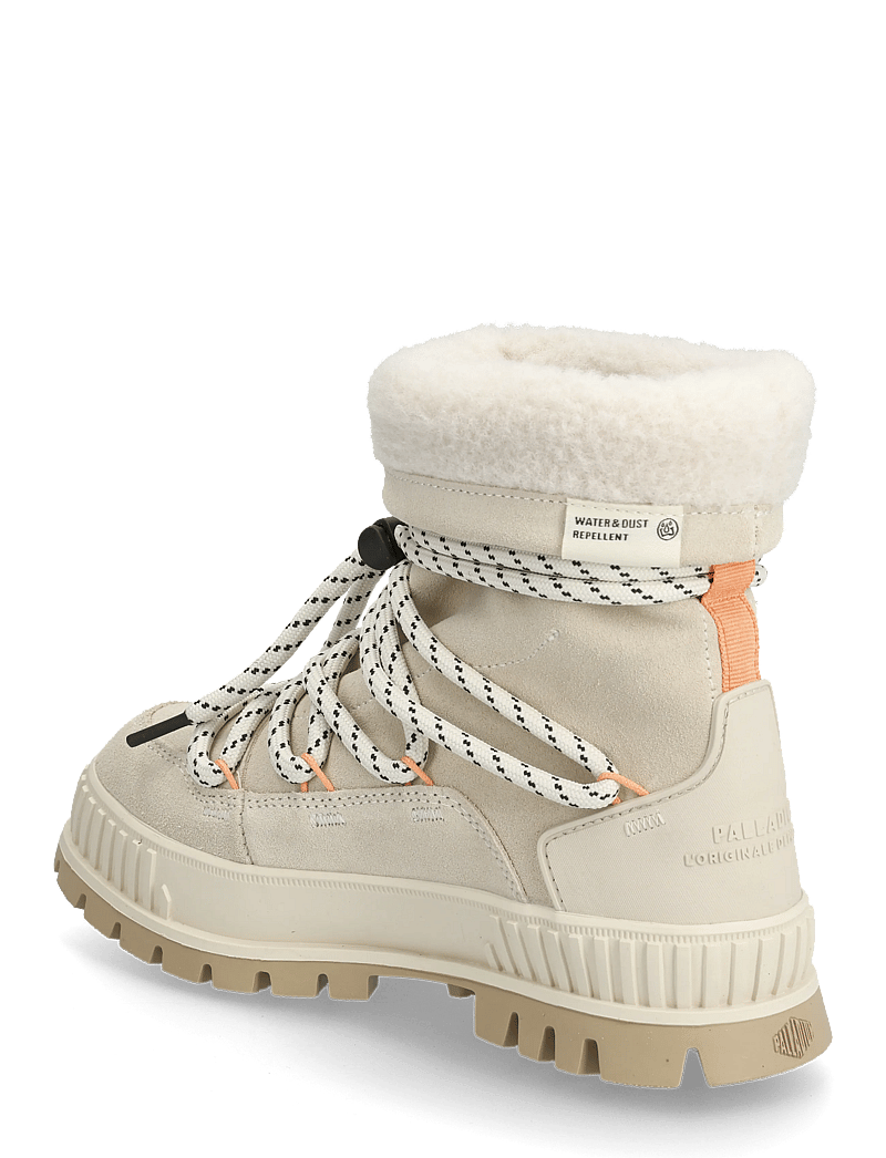 Palladium - PALLASHOCK HIVER - paeltega saapad - almond milk - 2