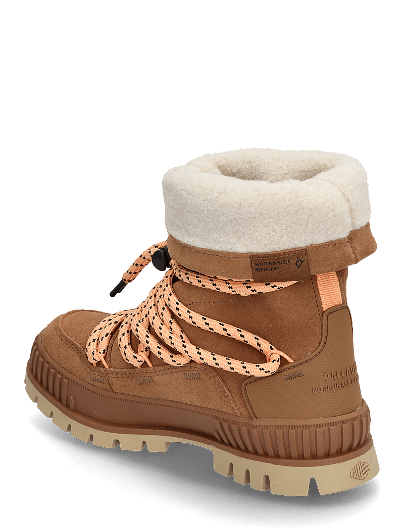 Palladium - PALLASHOCK HIVER - geschnürte stiefel - dear brown - 2