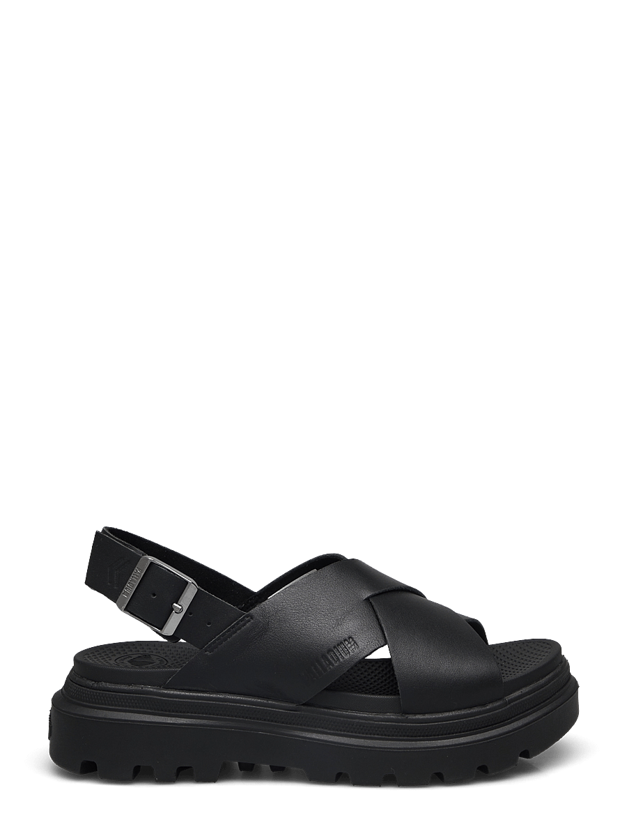 Palladium - PALLACRUISE CROSSED - flade sandaler - black - 1