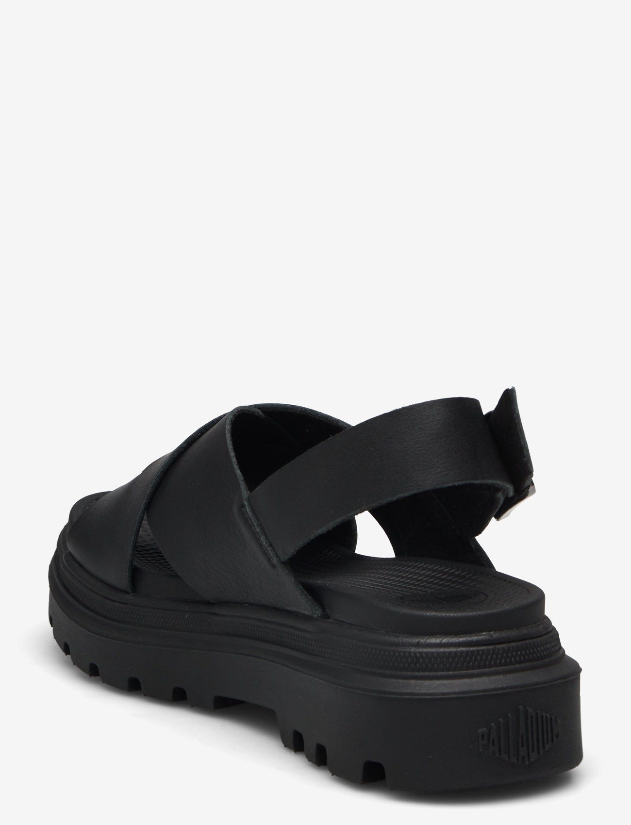 Palladium - PALLACRUISE CROSSED - kontsata sandaalid - black - 2
