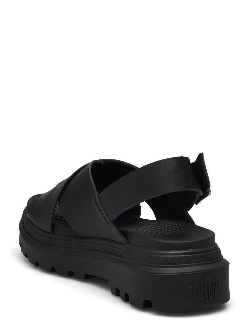 Palladium - PALLACRUISE CROSSED - kontsata sandaalid - black - 2