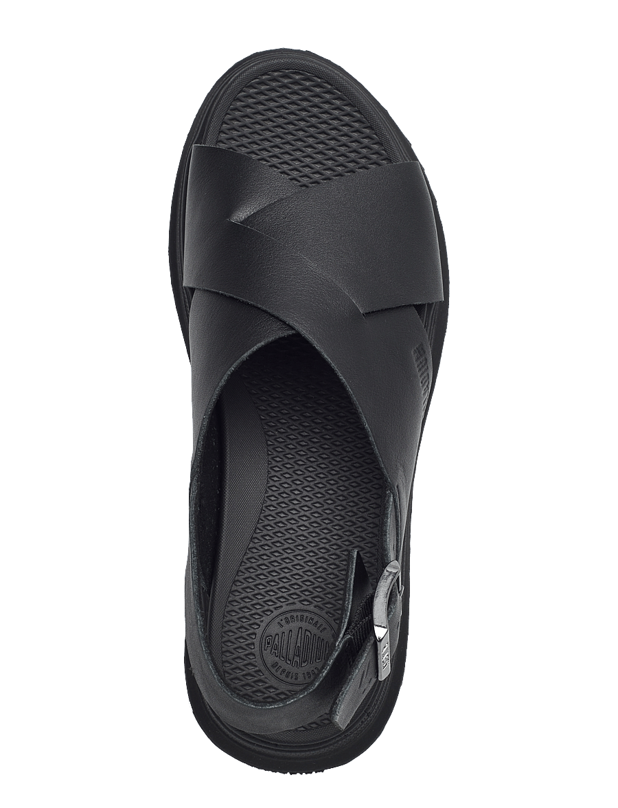 Palladium - PALLACRUISE CROSSED - flade sandaler - black - 3