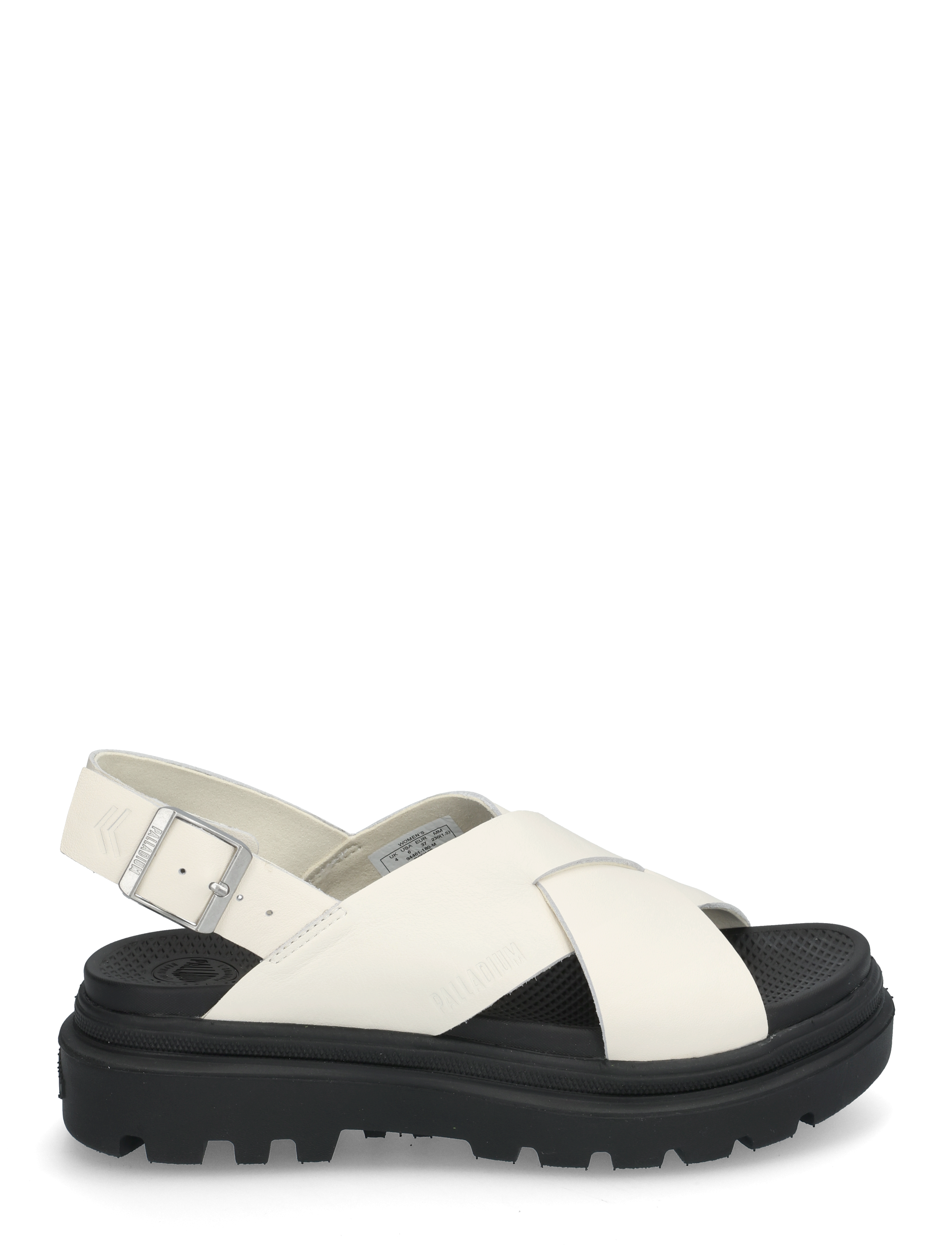 Palladium - PALLACRUISE CROSSED - flache sandalen - cream white - 1