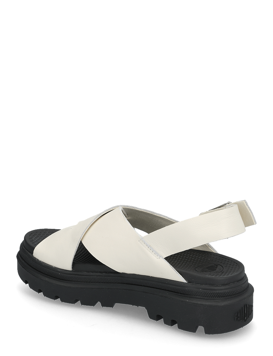 Palladium - PALLACRUISE CROSSED - flache sandalen - cream white - 2