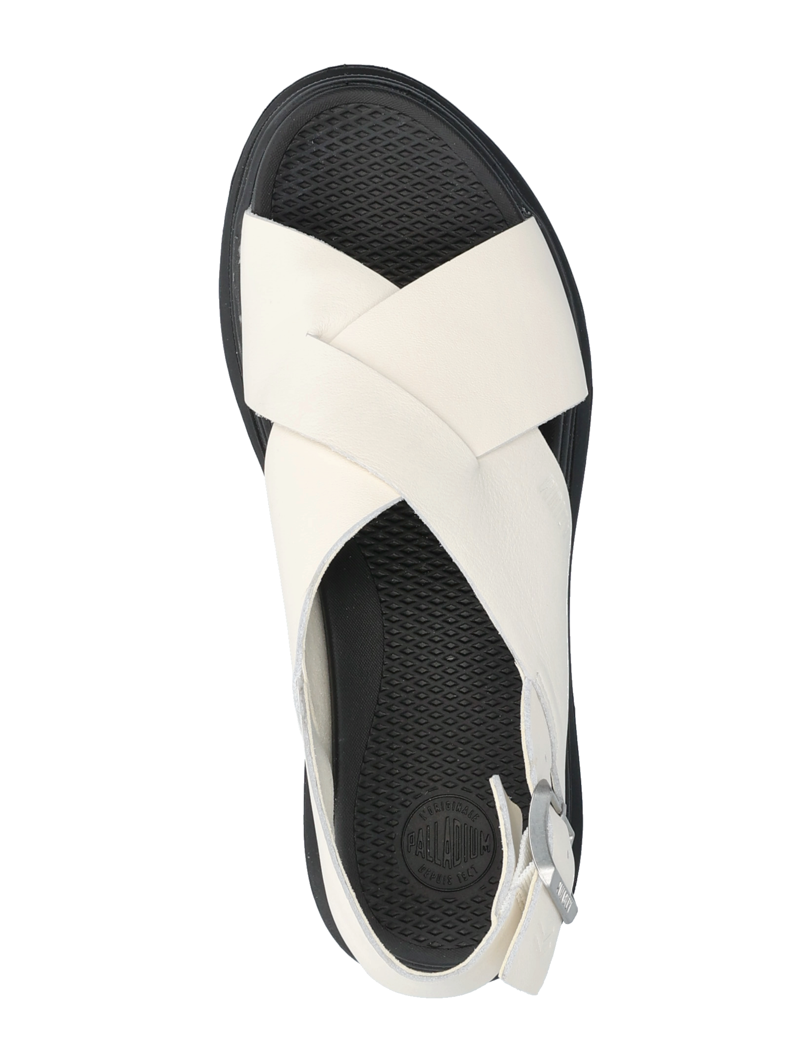 Palladium - PALLACRUISE CROSSED - flache sandalen - cream white - 3