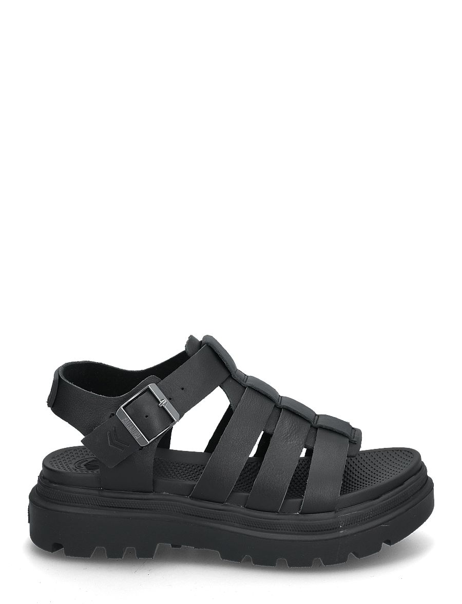 Palladium - PALLACRUISE FISHERMAN - sandales plates - black - 1