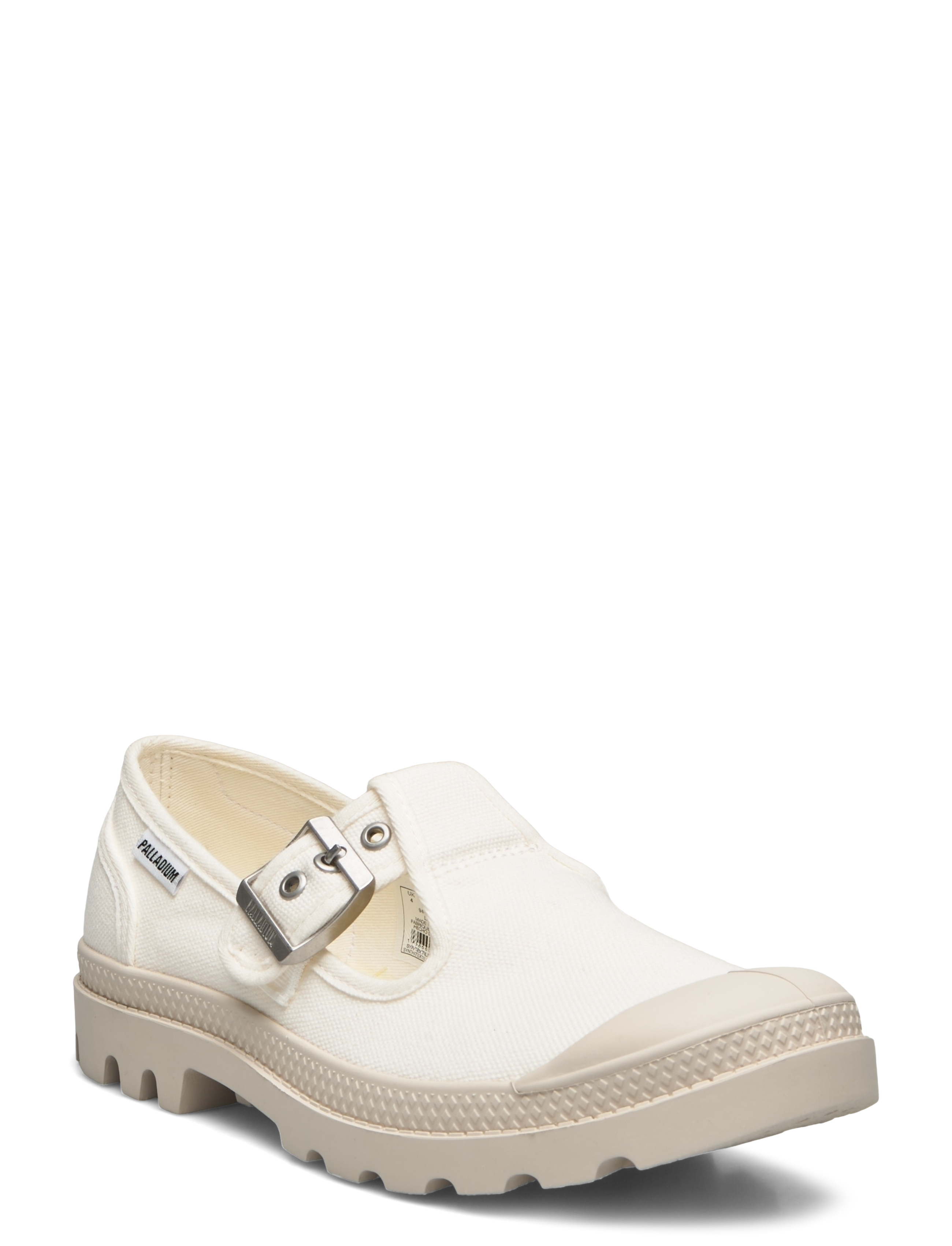 Palladium Pampa M-Jane Washed, 39, Schuhe, Weiß - Mary Jane Shoe, Frauen