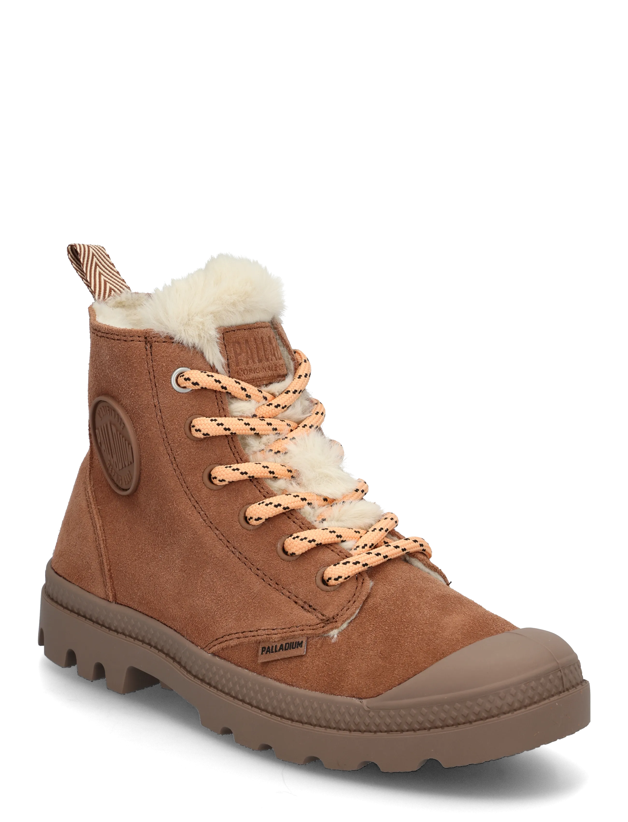 Palladium PAMPA HI ZIP WL HIVR - Snørestøvler - RAW BROWN / brown
