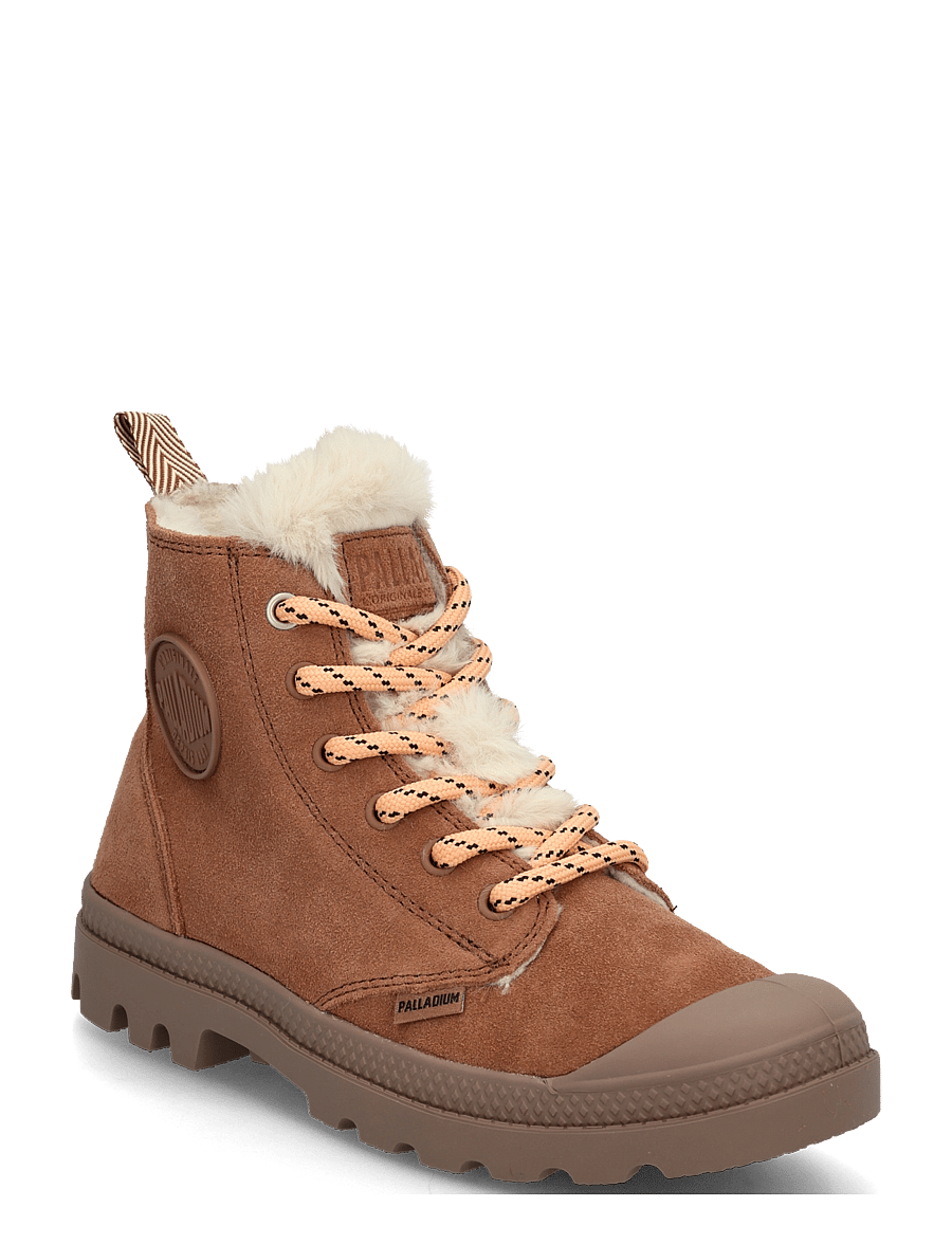 Palladium - PAMPA HI ZIP WL HIVR - platta ankelboots - raw brown - 0