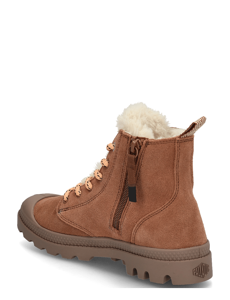 Palladium - PAMPA HI ZIP WL HIVR - platta ankelboots - raw brown - 1