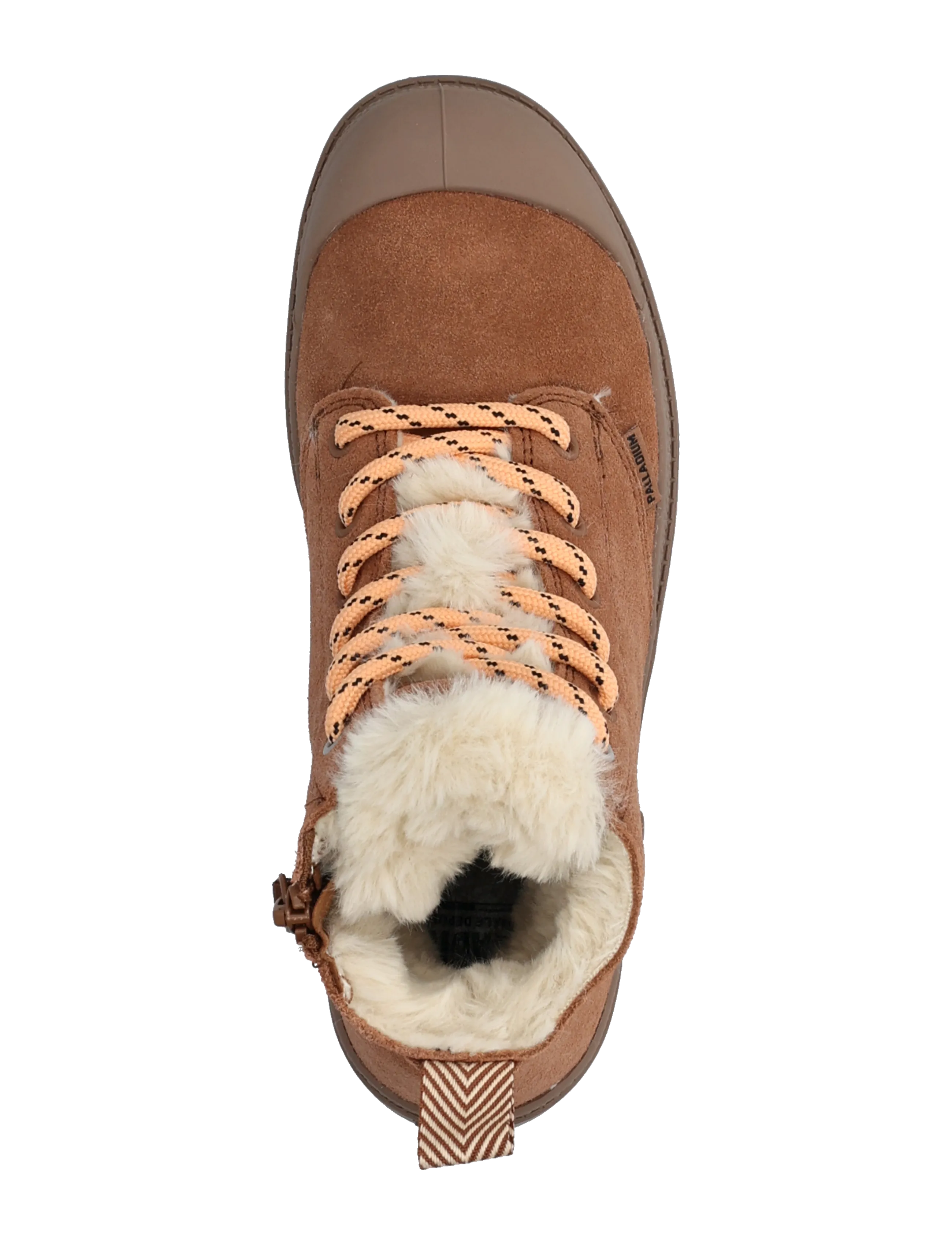 Palladium - PAMPA HI ZIP WL HIVR - platta ankelboots - raw brown - 3
