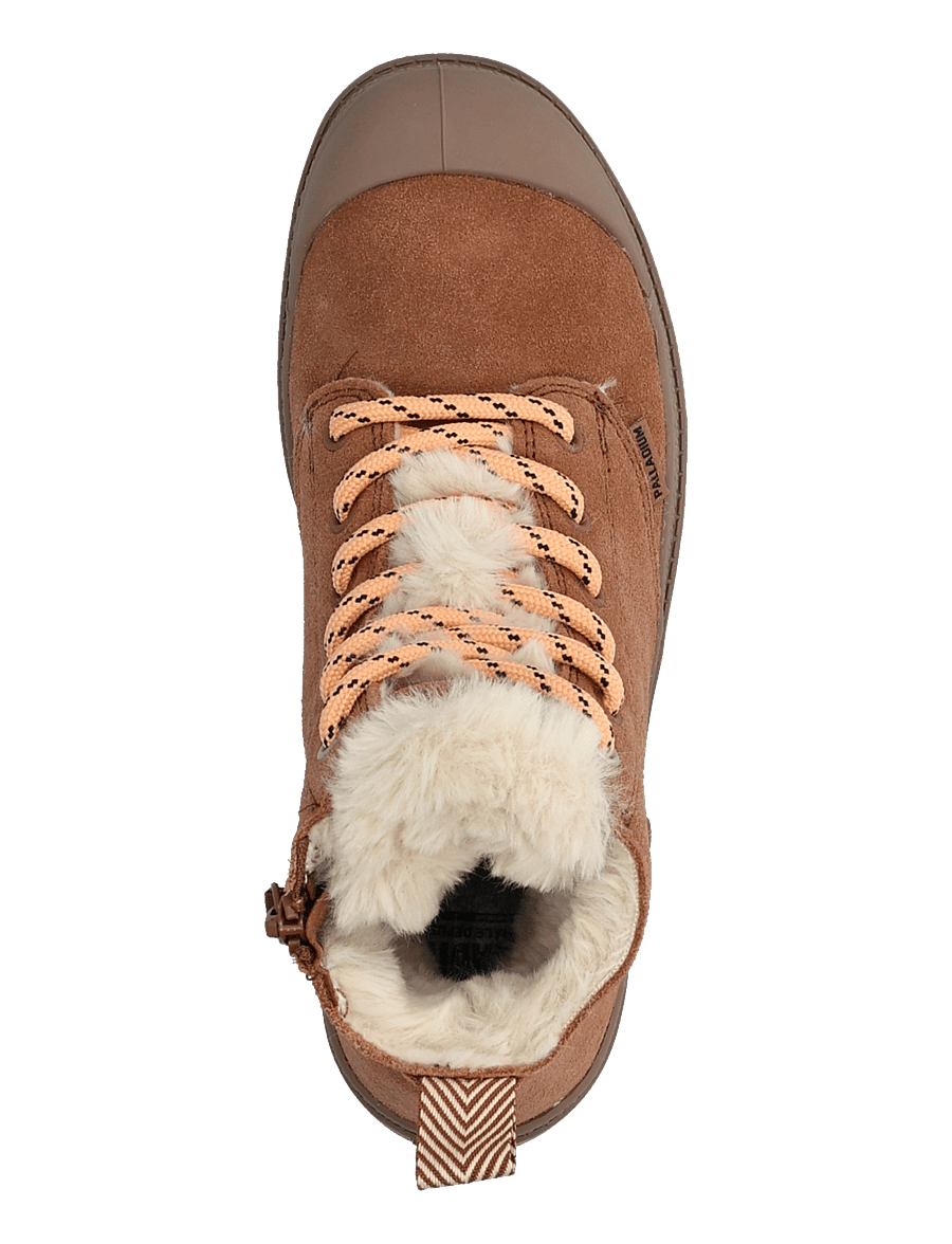Palladium - PAMPA HI ZIP WL HIVR - platta ankelboots - raw brown - 3