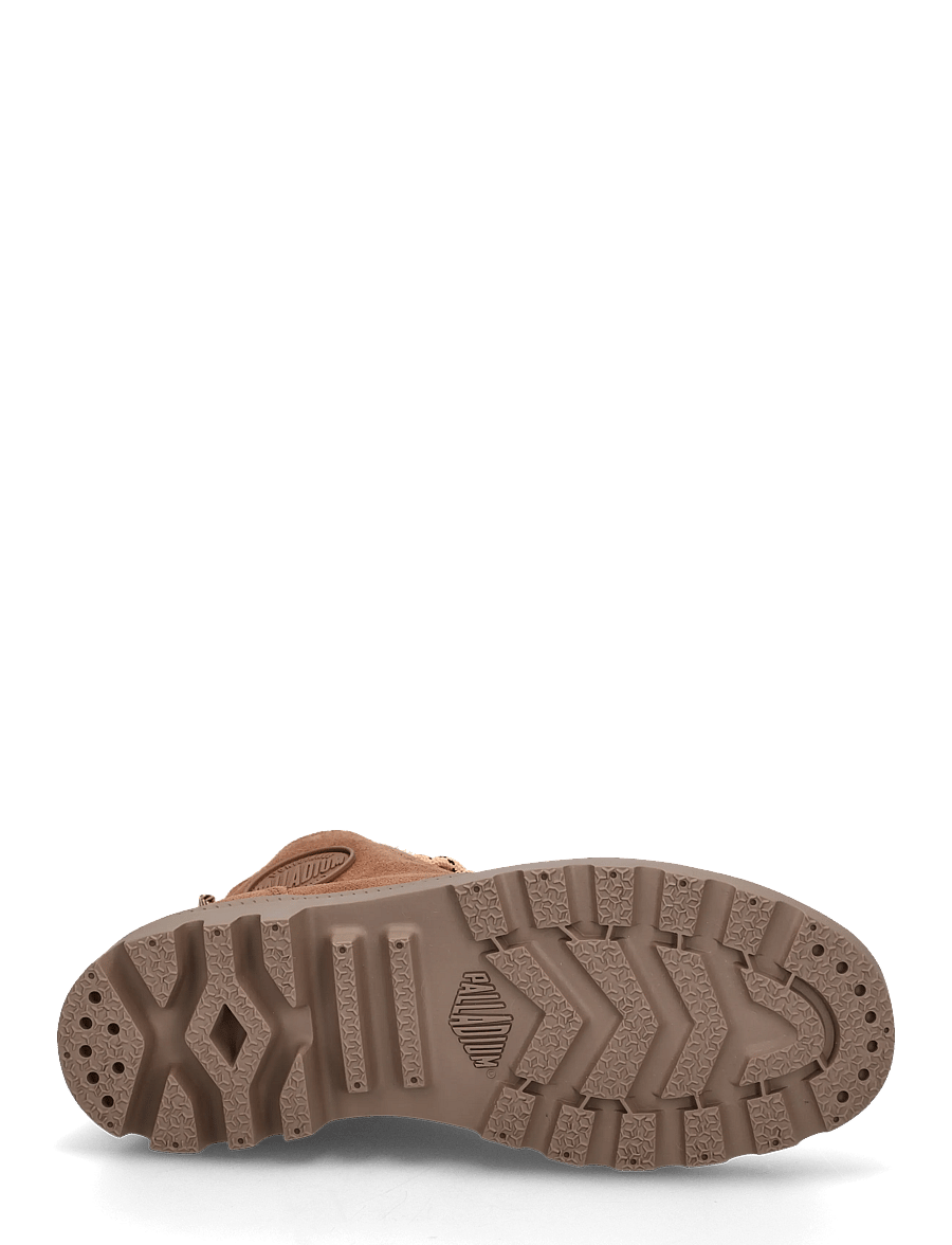 Palladium - PAMPA HI ZIP WL HIVR - flade ankelstøvler - raw brown - 4