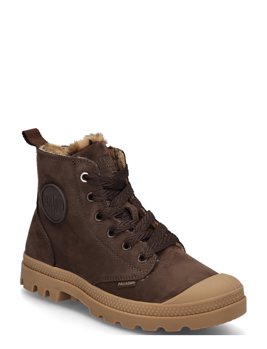Palladium - PAMPA HI ZIP WL WILD - geschnürte stiefel - dark cocoa - 0