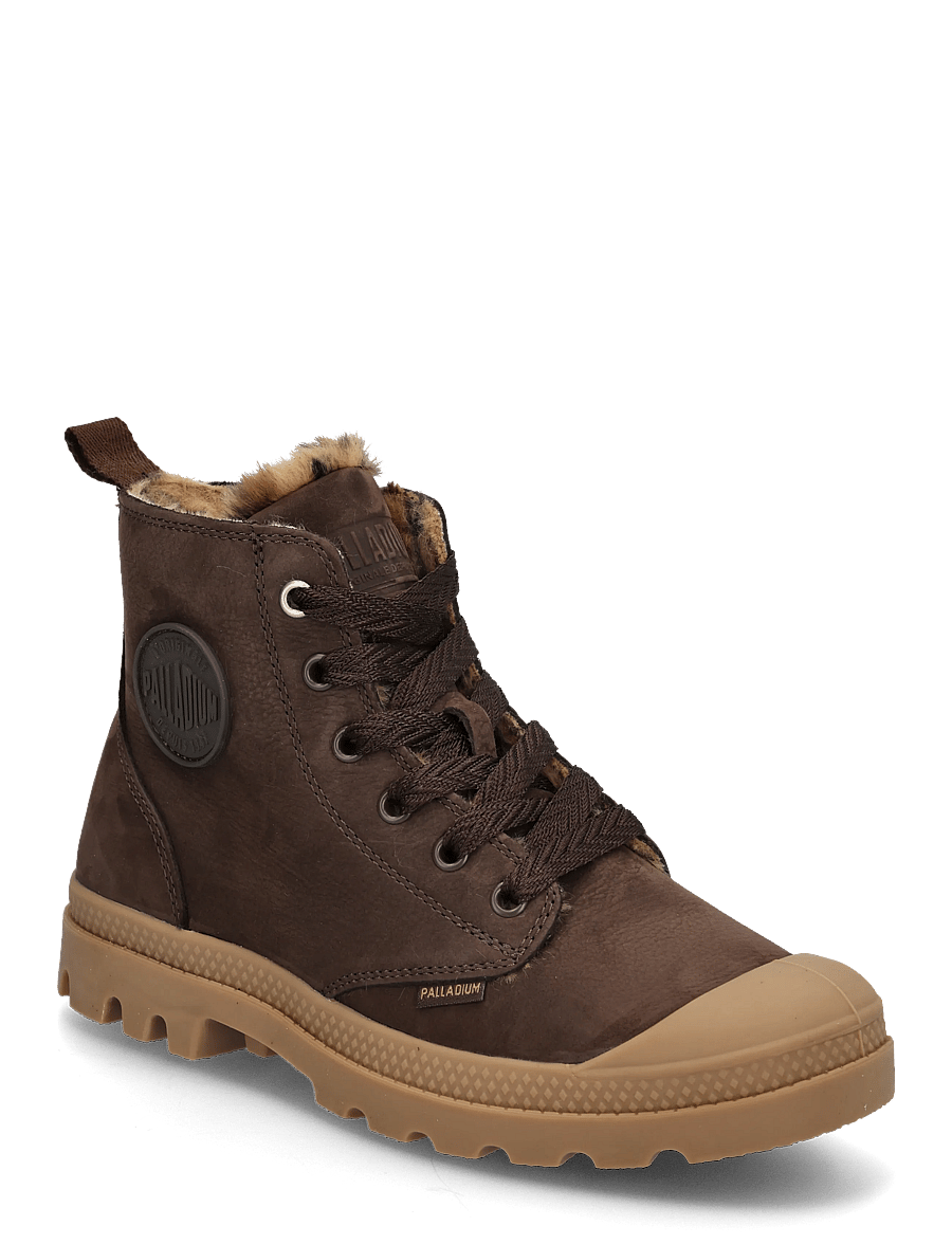Palladium - PAMPA HI ZIP WL WILD - snørestøvler - dark cocoa - 0