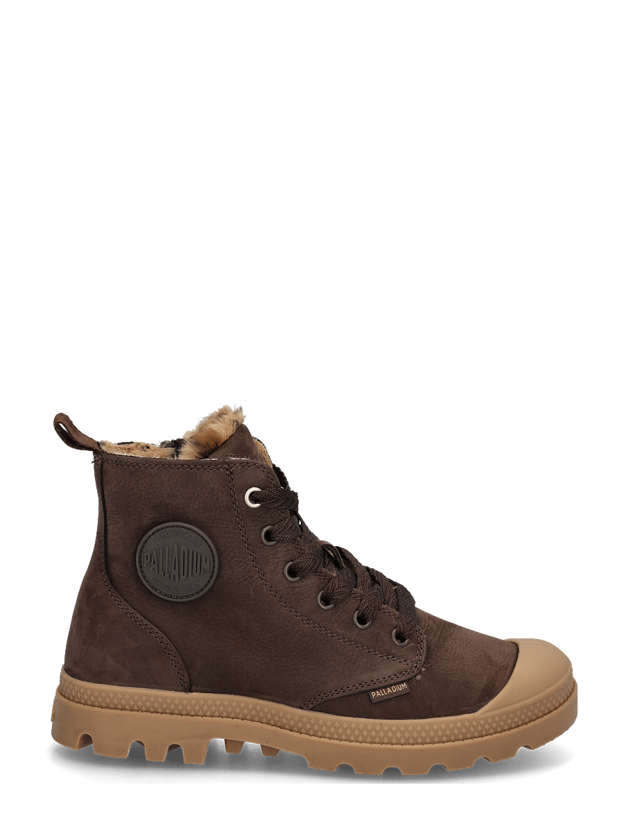 Palladium - PAMPA HI ZIP WL WILD - geschnürte stiefel - dark cocoa - 2