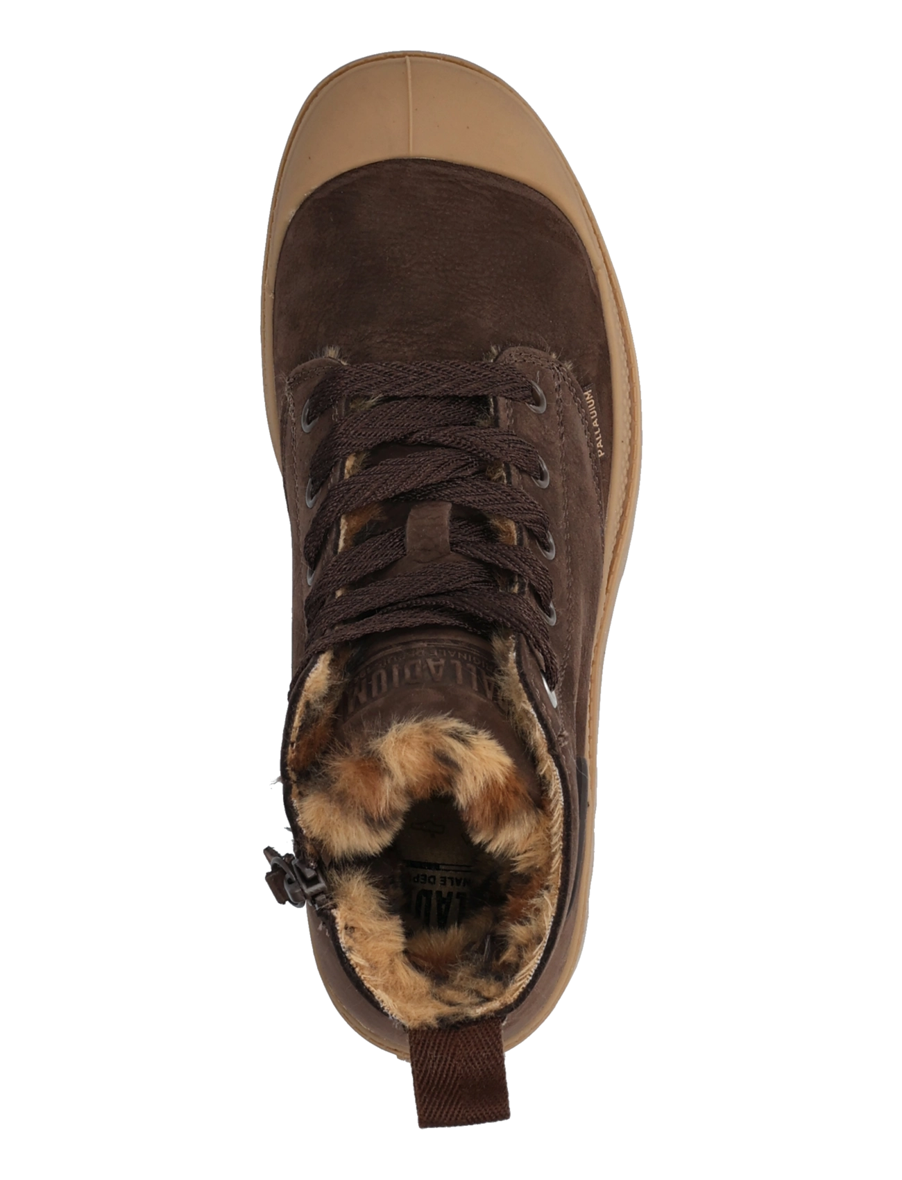 Palladium - PAMPA HI ZIP WL WILD - geschnürte stiefel - dark cocoa - 3