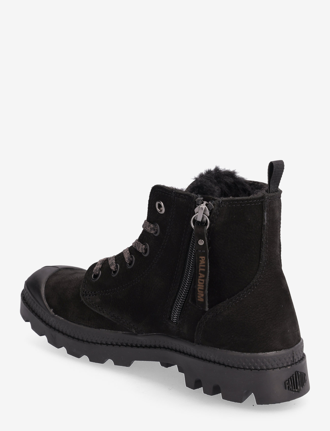 Palladium - PAMPA HI ZIP WL - flade ankelstøvler - black/black - 2