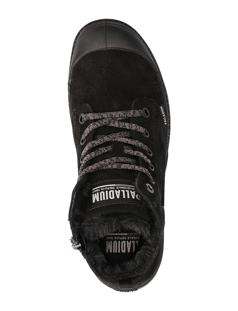 Palladium - PAMPA HI ZIP WL - flade ankelstøvler - black/black - 3
