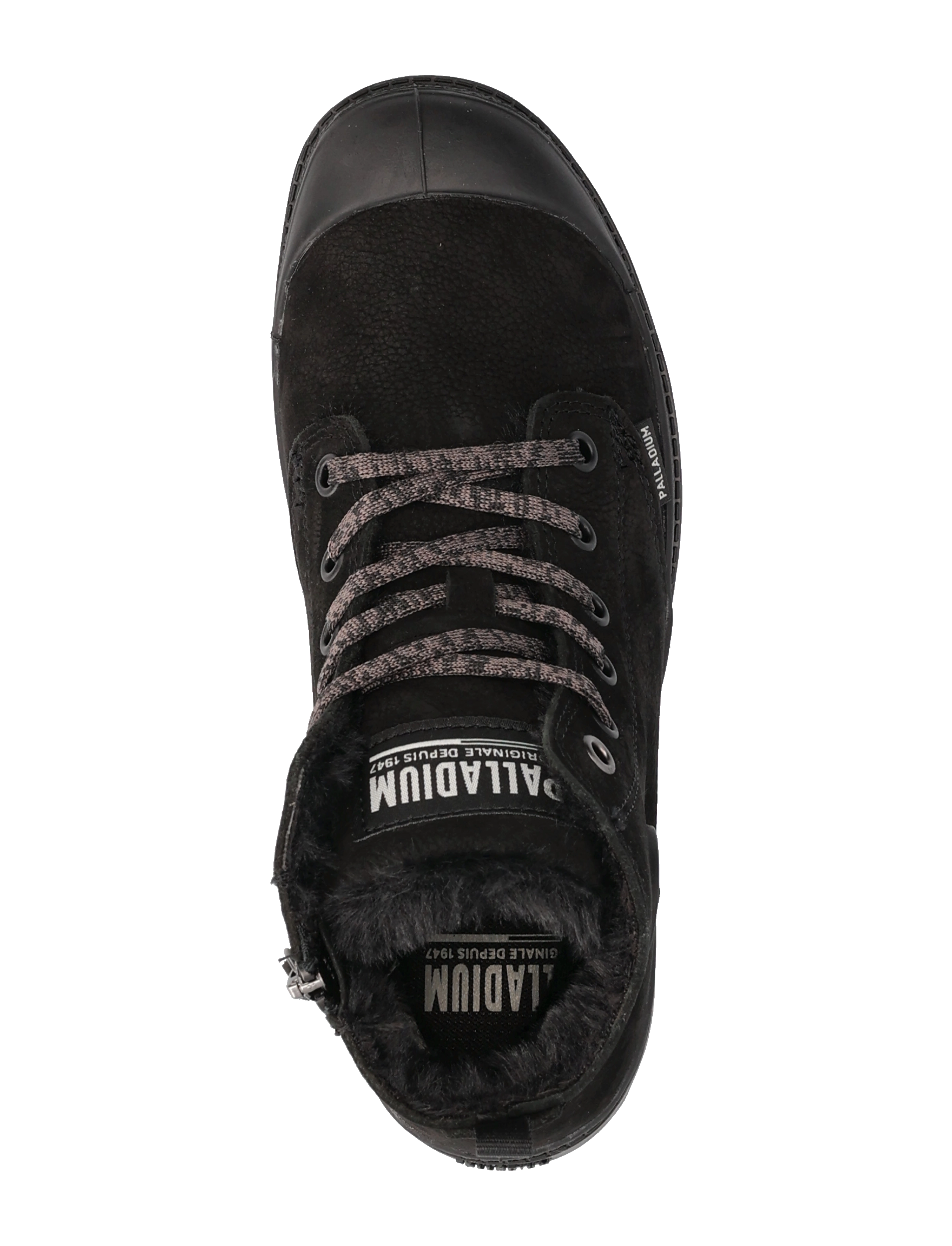 Palladium - PAMPA HI ZIP WL - flat ankle boots - black/black - 3