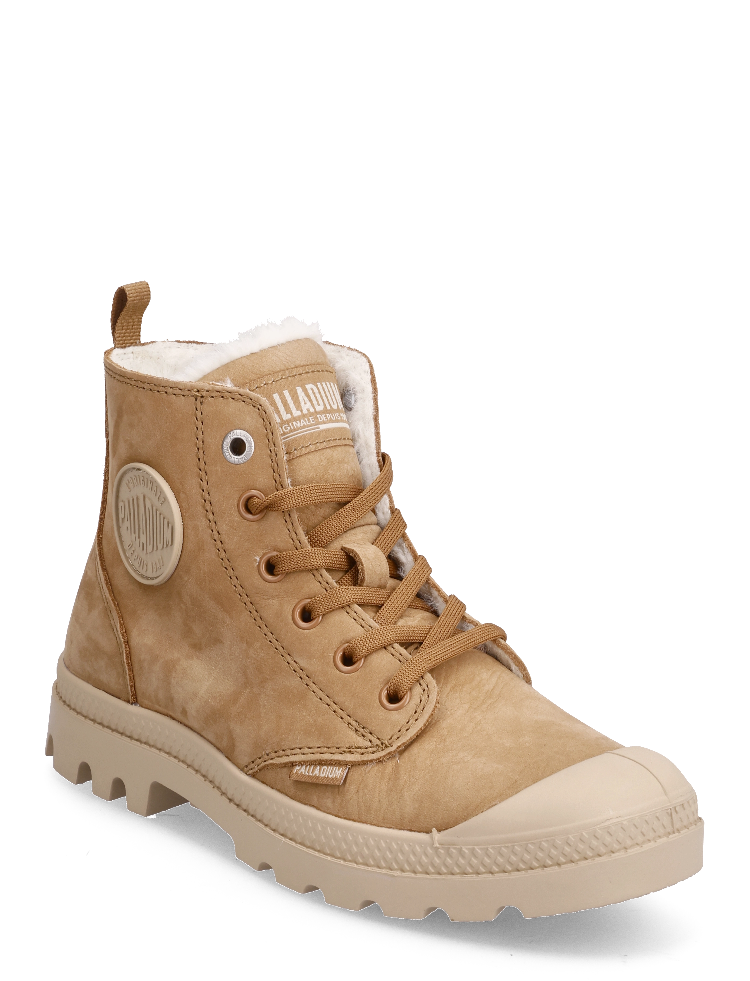 Palladium Pampa Hi Zip Wl, 37, Ankle Boots, Braun - Boots Flat Heel, Frauen