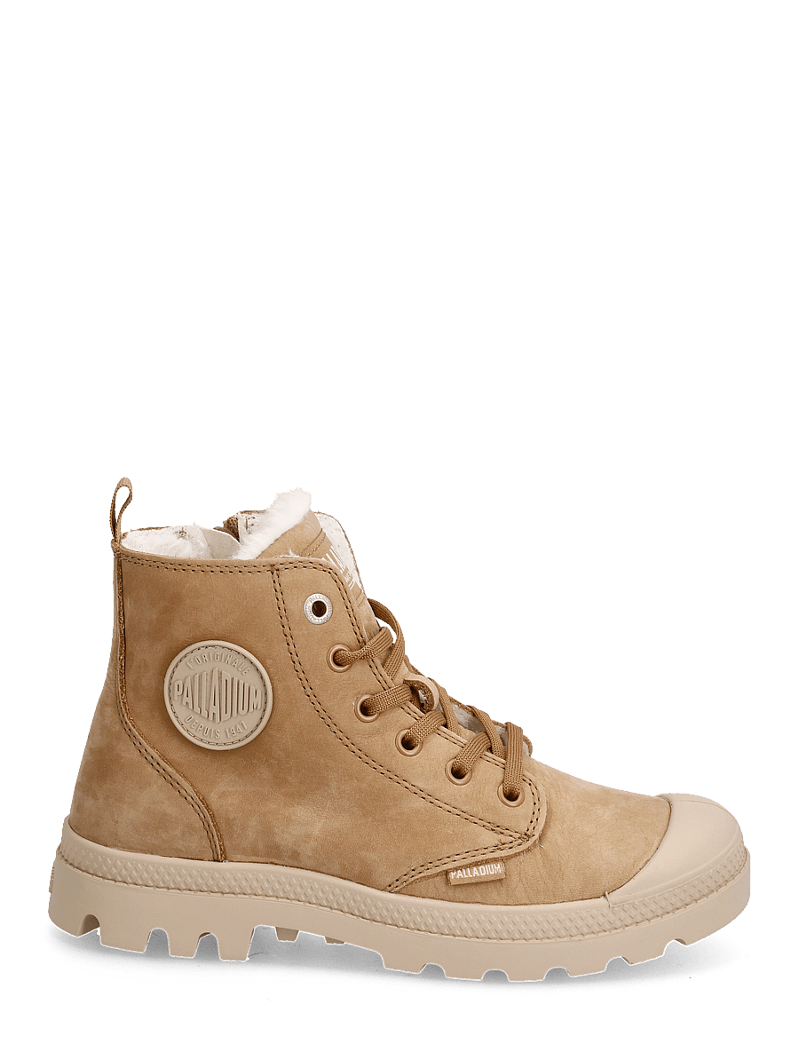 Palladium - PAMPA HI ZIP WL - flate ankelboots - dear brown - 1