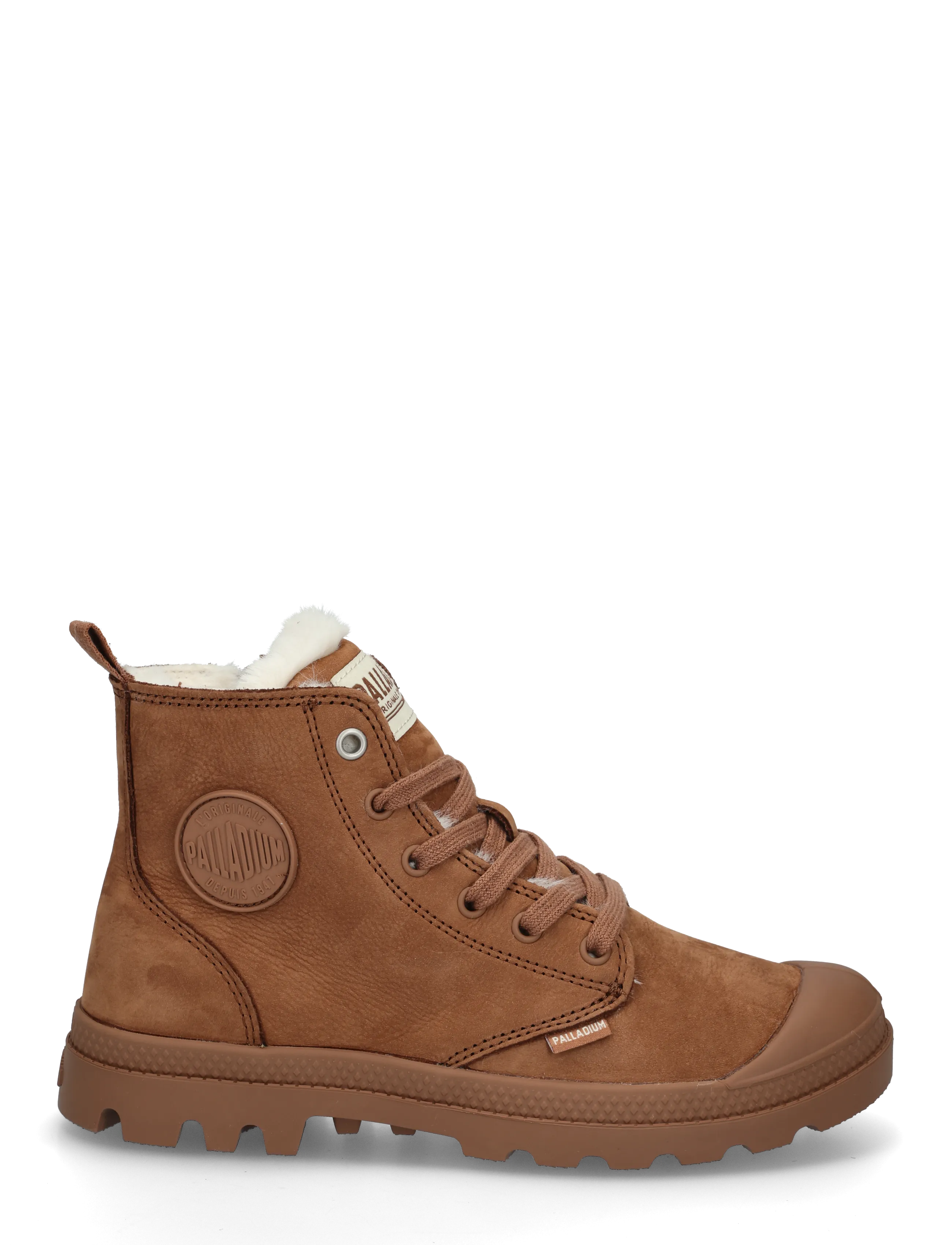 Palladium - PAMPA HI ZIP WL - madalad poolsaapad - raw brown - 2