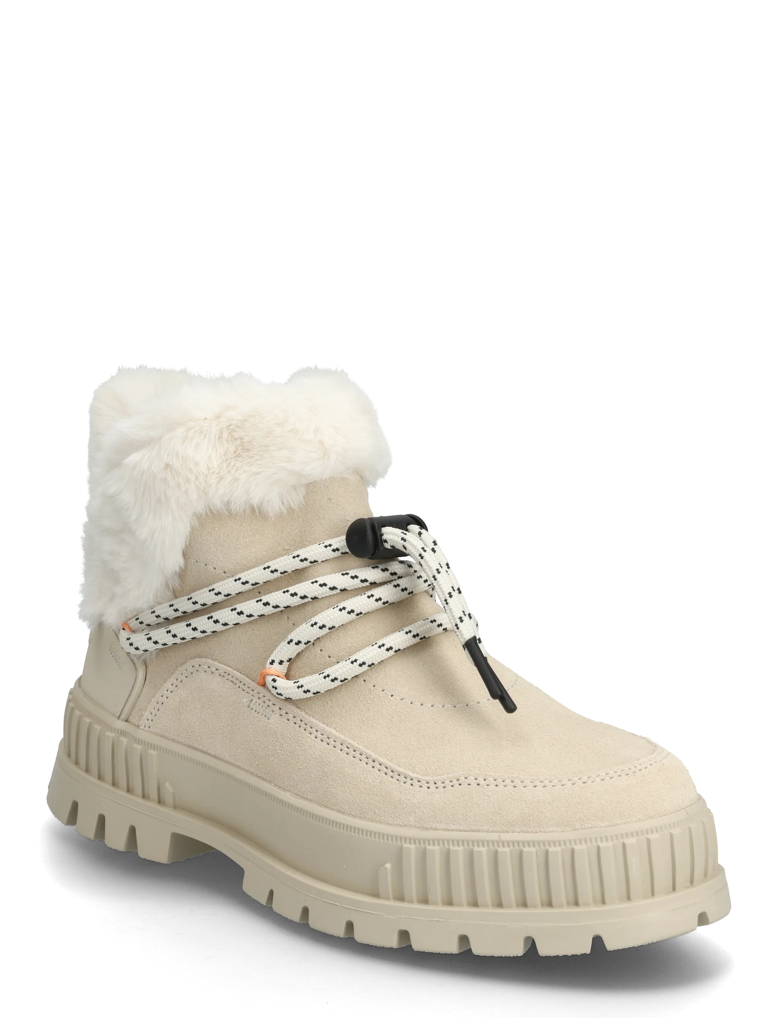 Palladium Pallashock Lo Hiver, 36, Ankle Boots, Beige - Laced Frauen