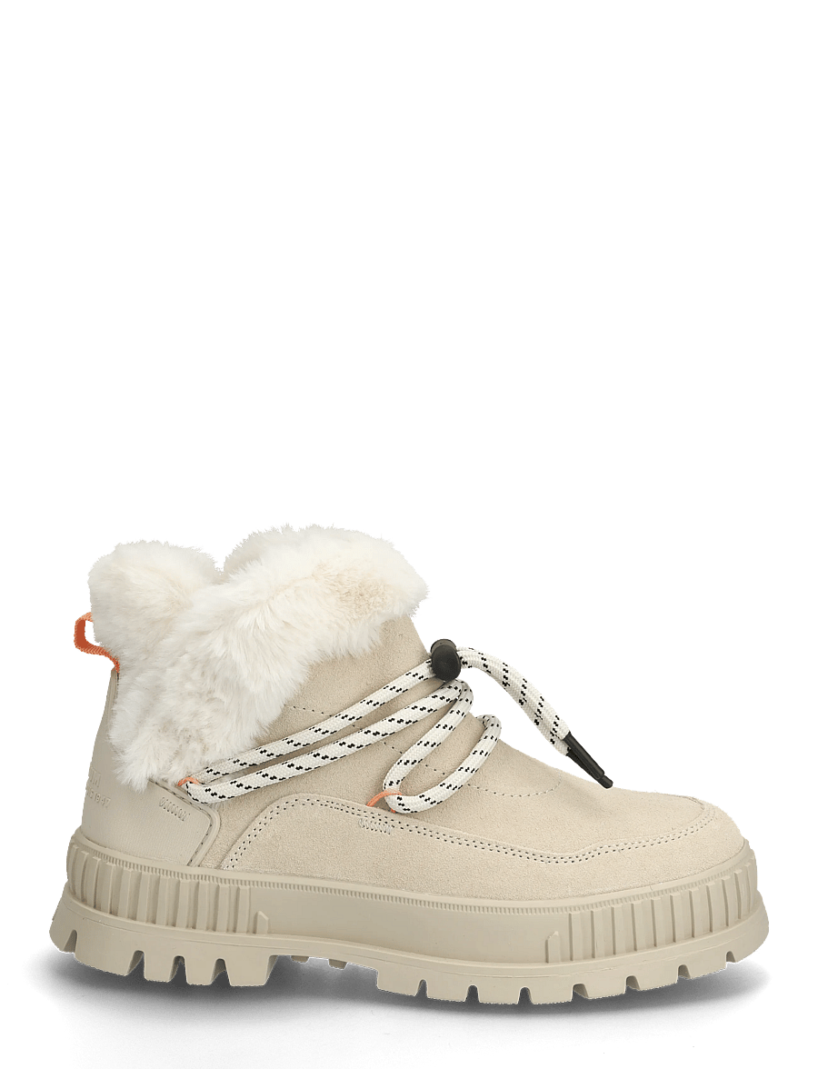 Palladium - PALLASHOCK LO HIVER - geschnürte stiefel - almond milk - 1
