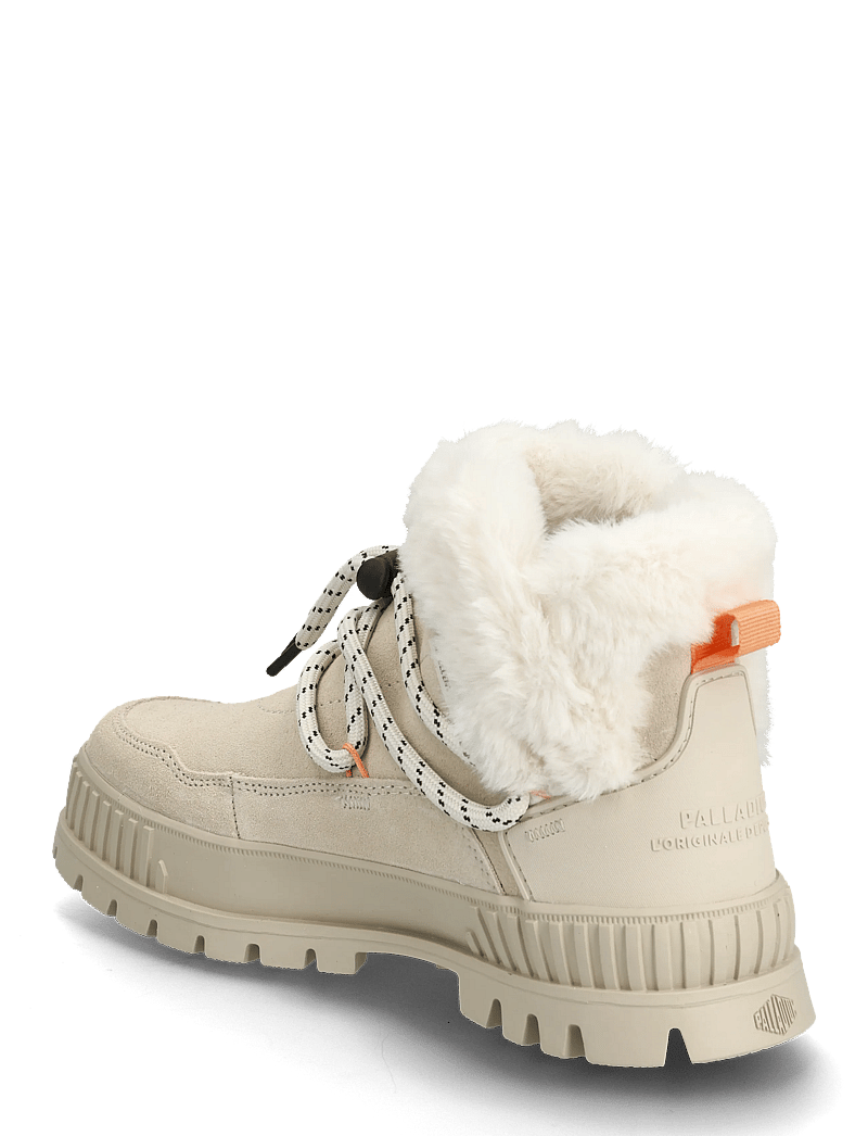 Palladium - PALLASHOCK LO HIVER - geschnürte stiefel - almond milk - 2